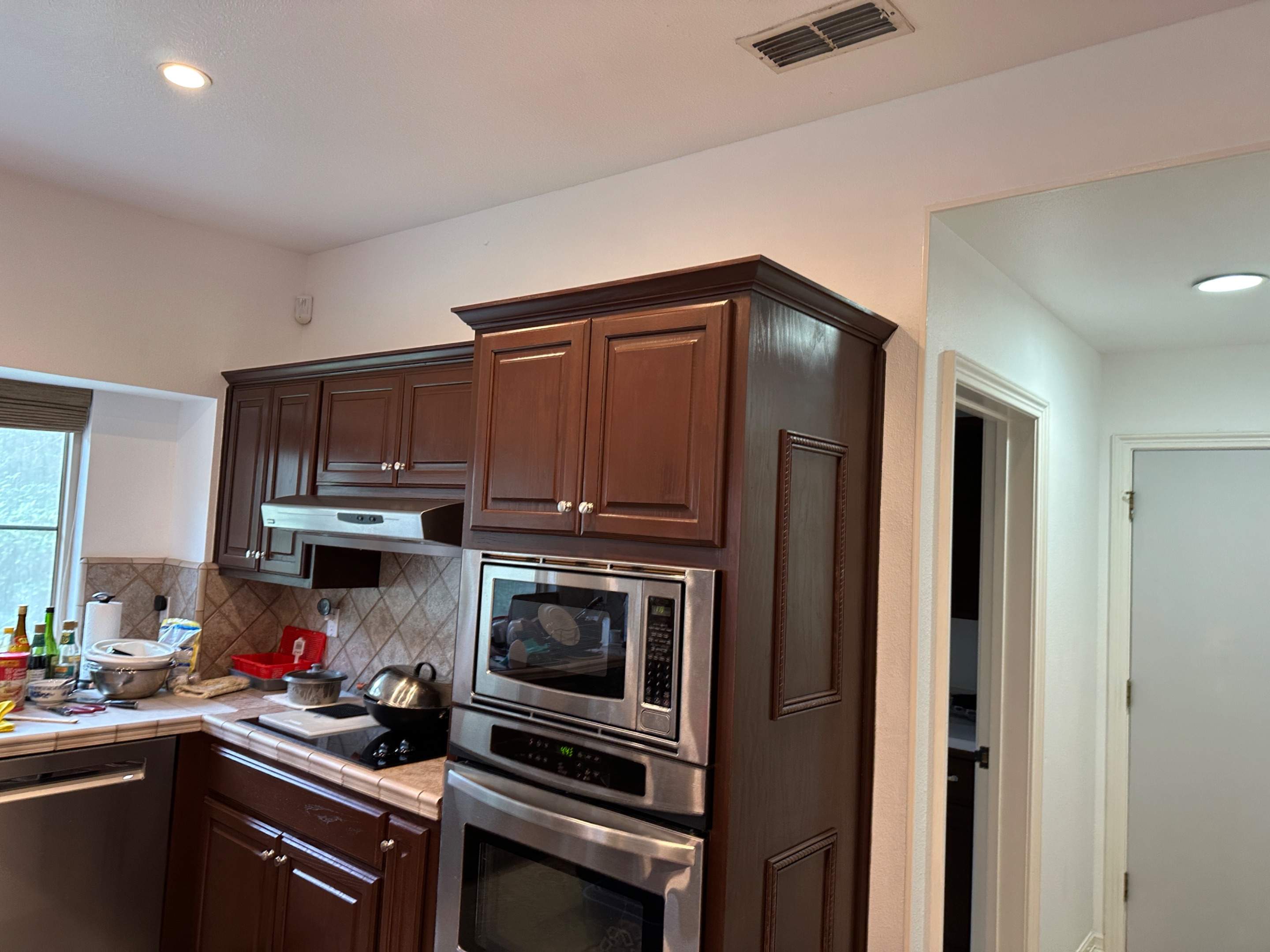 Kitchen remodel using Bertch cabinets, and Cambria quartz countertops by Mena stone surfaces