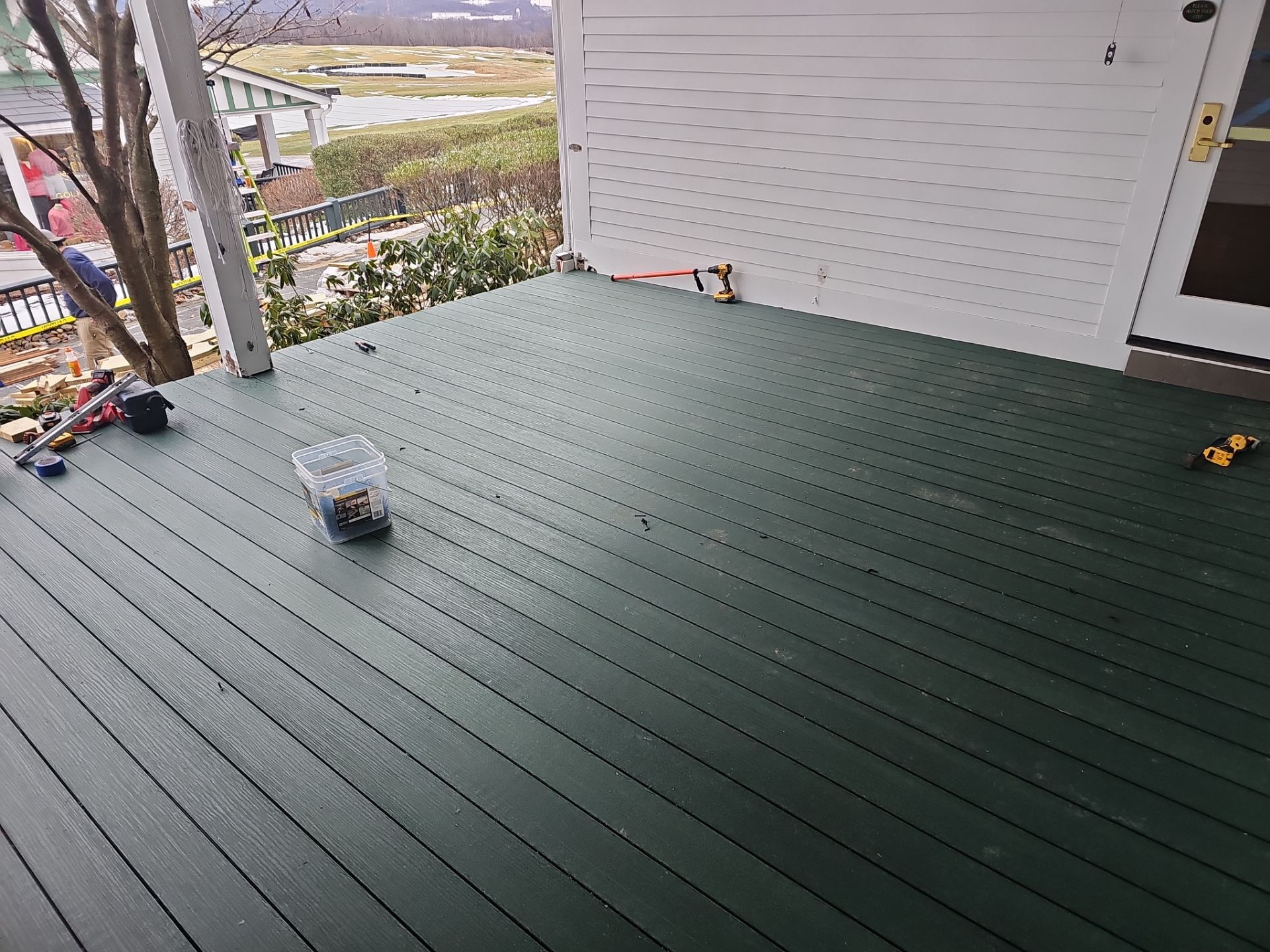 Oakmont Country Club Deck Build by Cousins Roofing Siding & Decks
