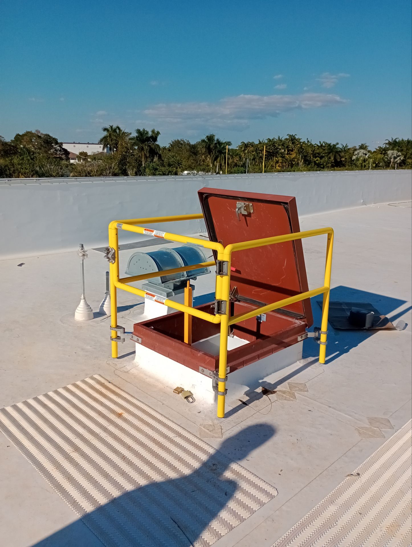 Commercial TPO Membrane Roof Installation at Pinecrest Educational Facility by AJF ROOFING INC