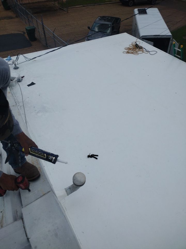 Office Building in Magnolia by Hostetler Roofing