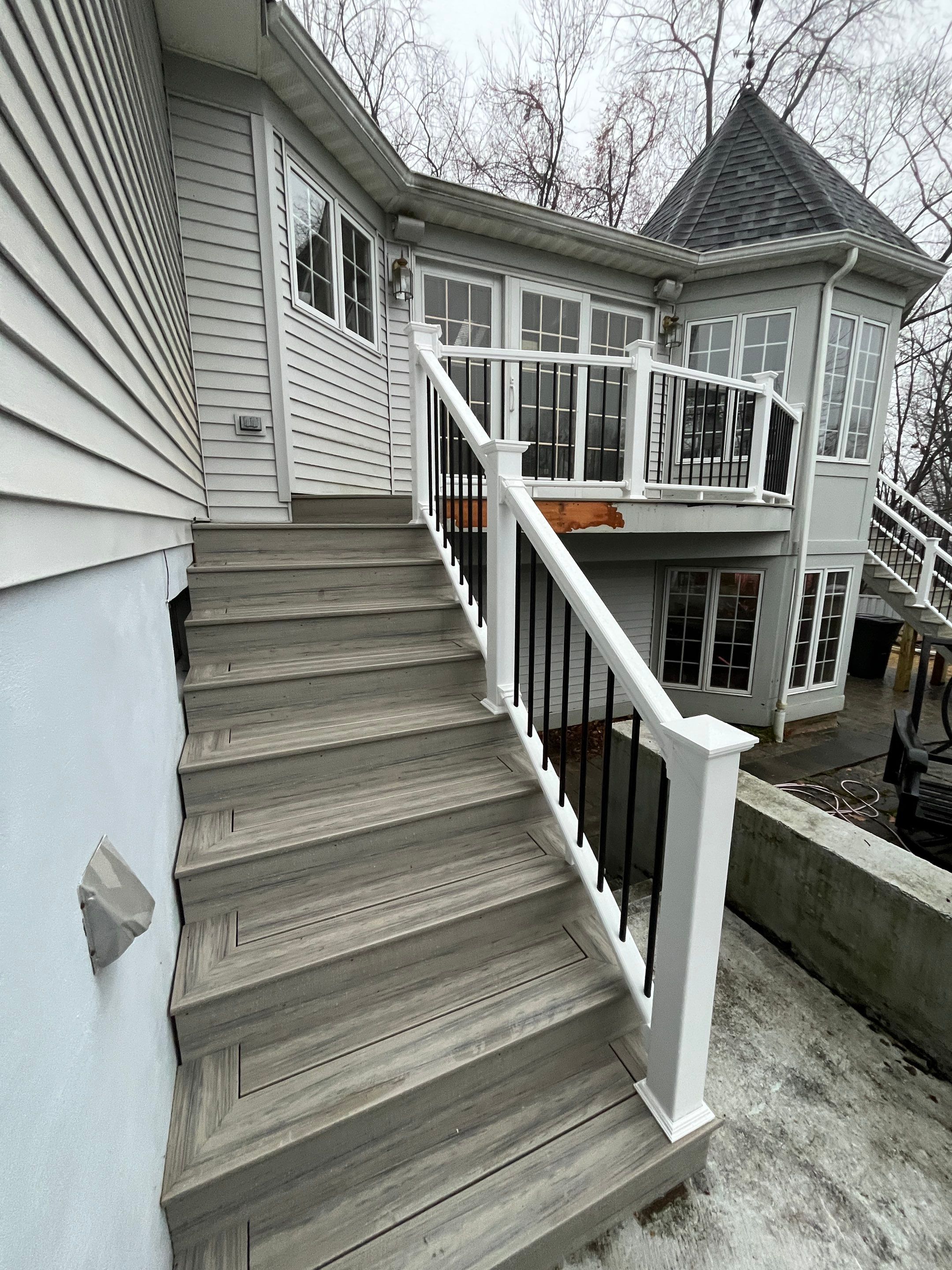 Custom deck using Deckorators by Burke Home Services