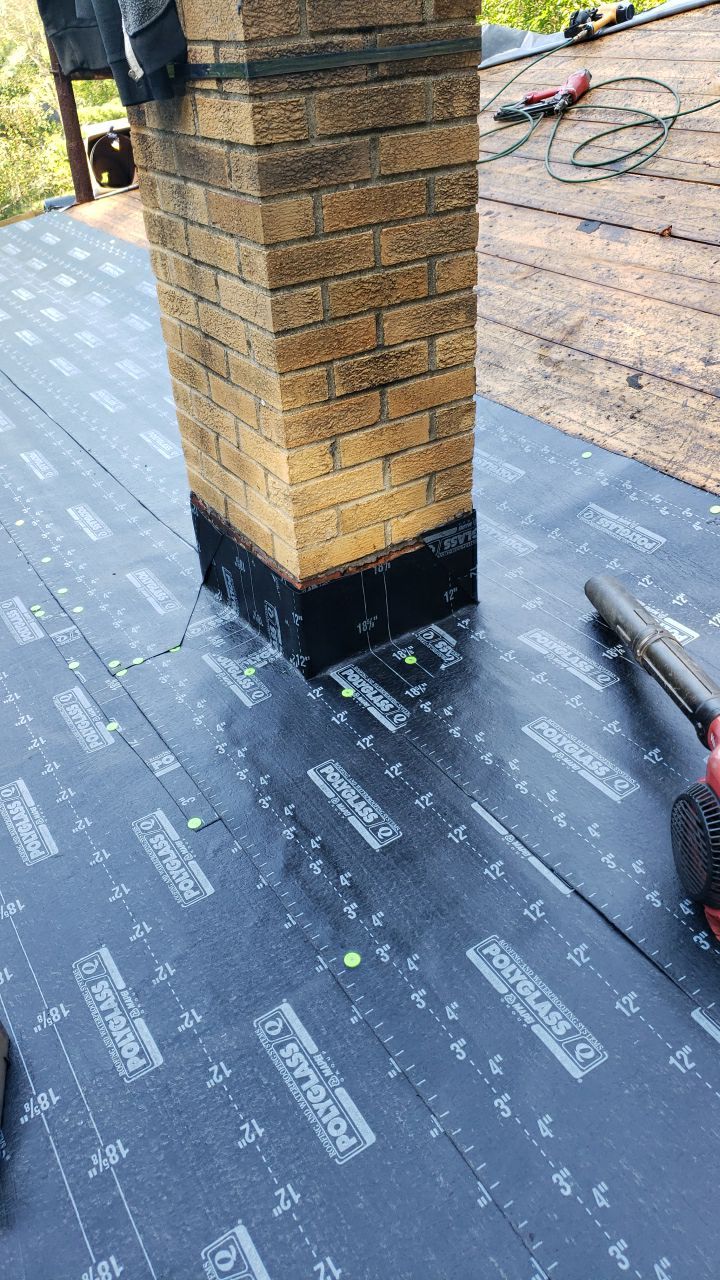 Atlas Pinnacle Pristine Scotchgard: Hickory Drip Edge: Musket brown by Eagle Eye Roofing