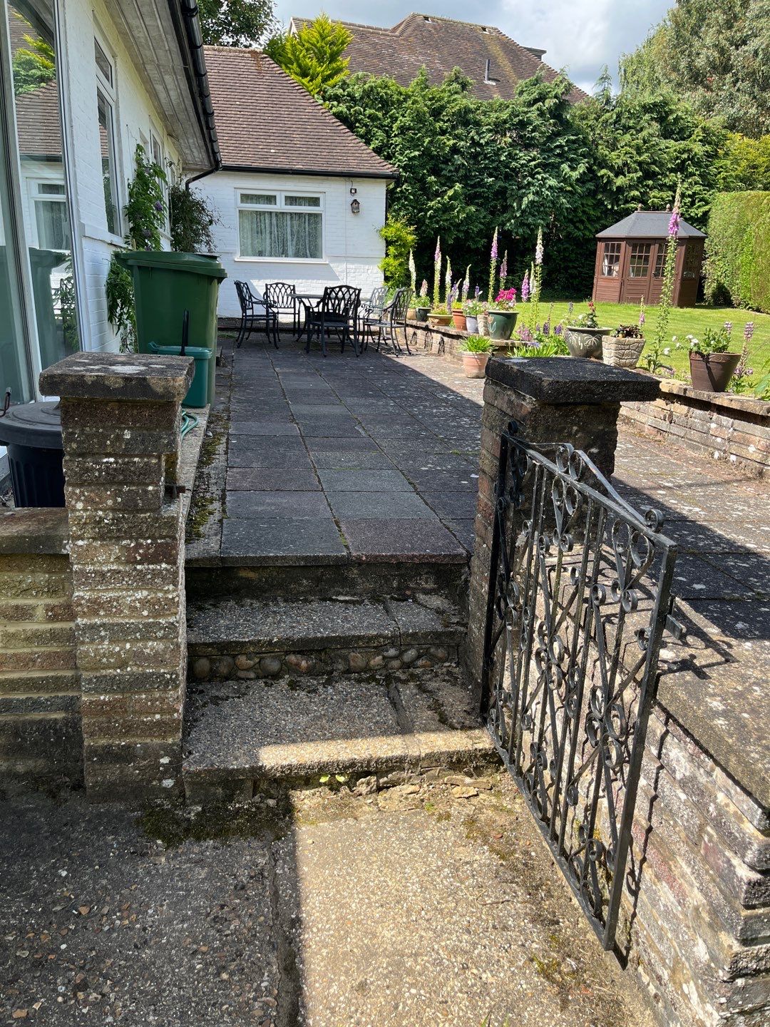 Patio Clean using honda 21 ltr/min by Ges Exterior Cleaning ltd