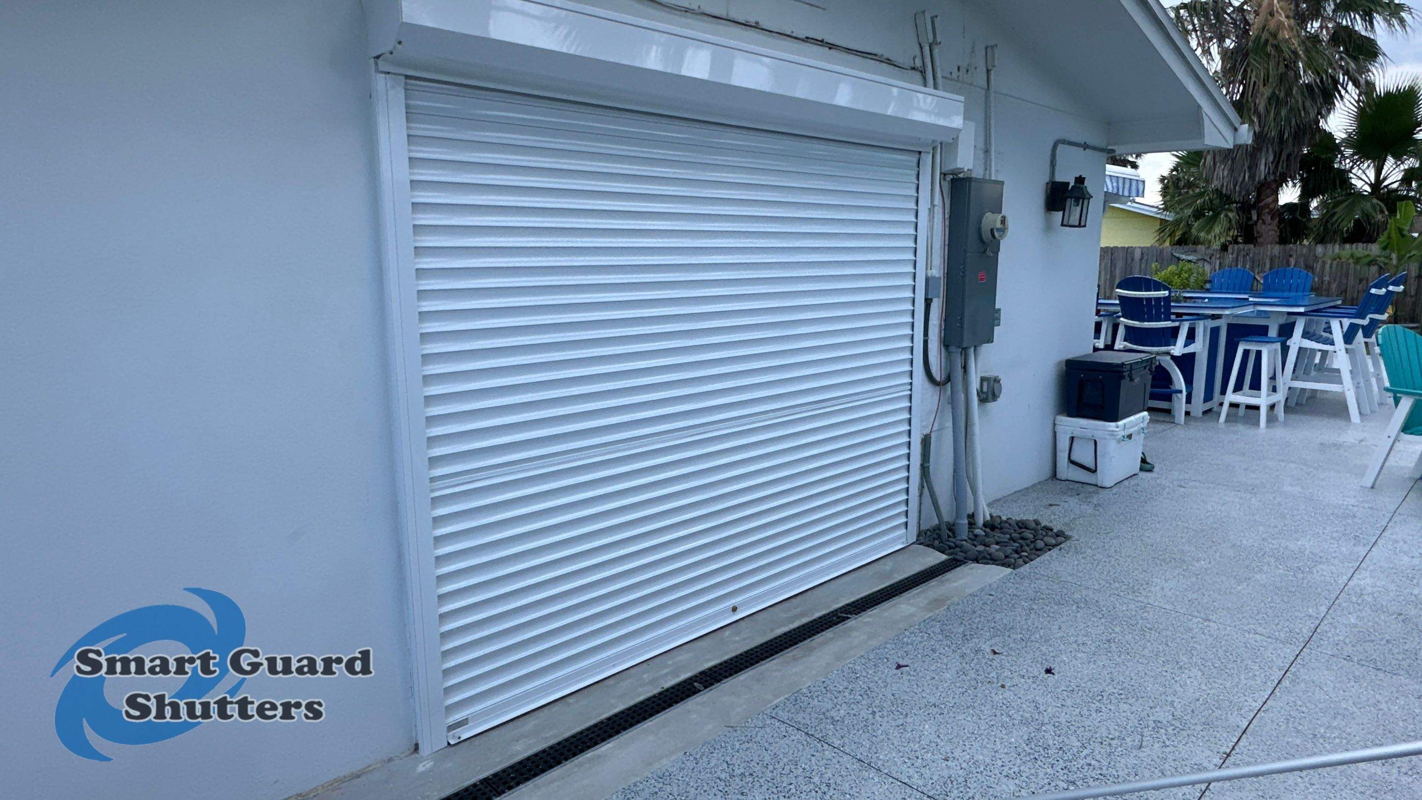 Rolling Shutter in White by Smart Guard Shutters