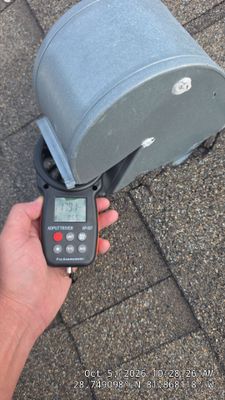 Dryer Vent Cleaning & Outlet Velocity Check in Okahumpka