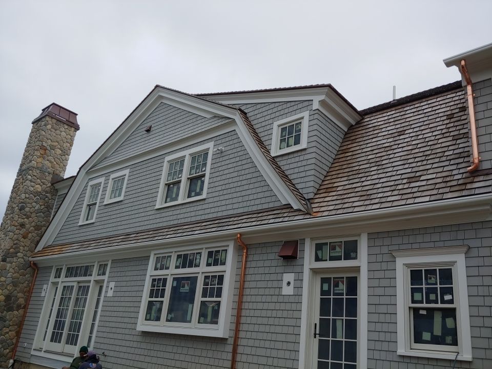 Gutter Installation using 4x6 Fiberglass Gutter in Chatham, MA by Gutter Pro Enterprises