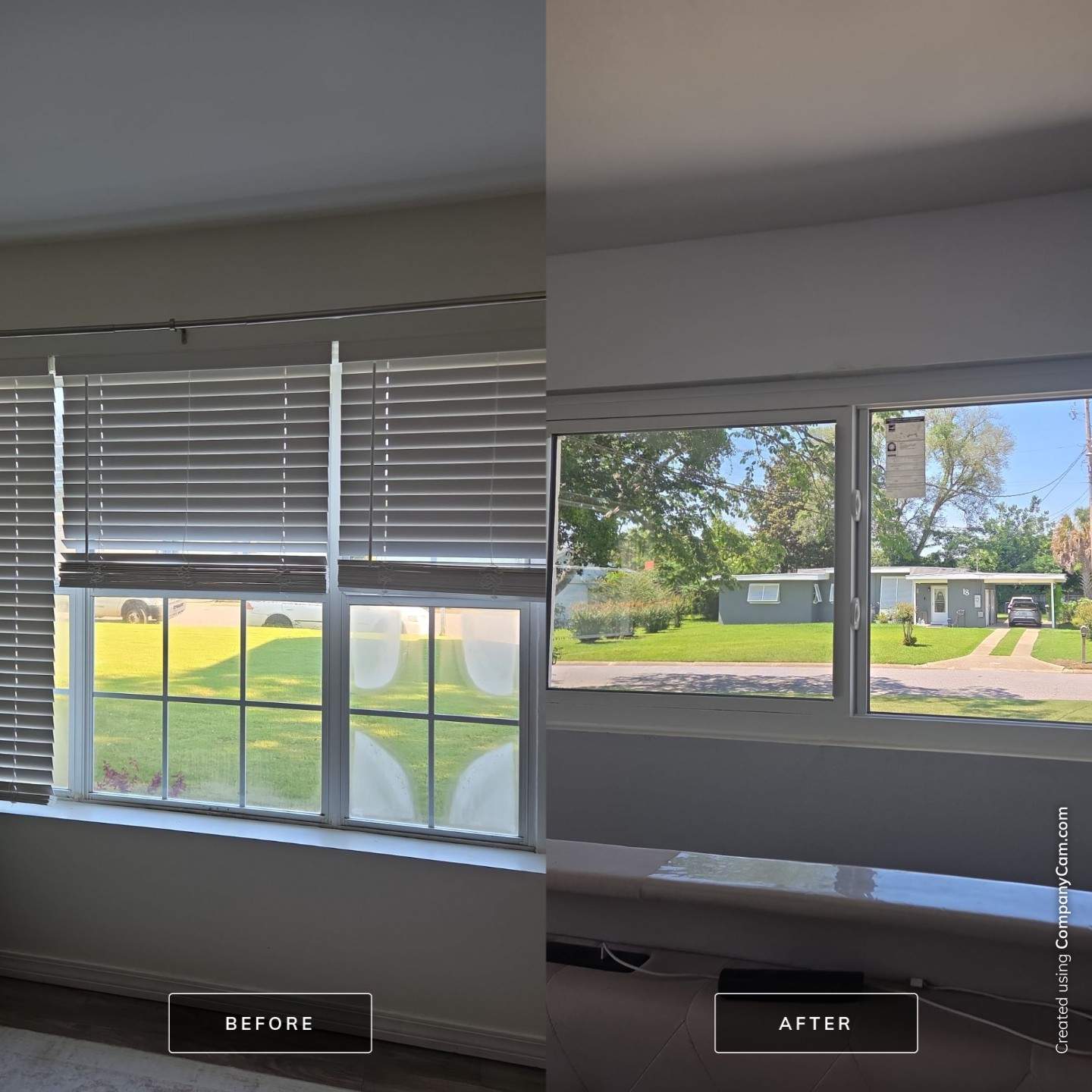 Clear Views = Happy Vibes by Folkers Window Company