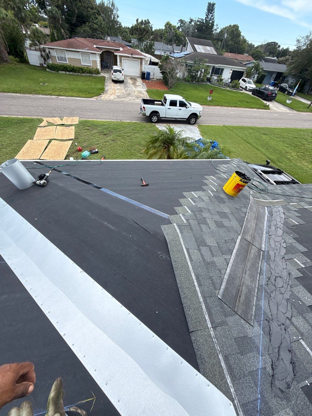Project in St. Petersburg 33710 by Mitchell Roofing Company LLC 
