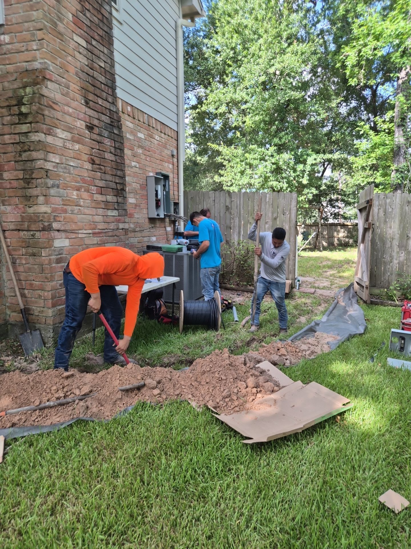 Residential Generac Standby Generator Installation and Electrical Panel Upgrade in Spring, Texas by GenTex Elite Services