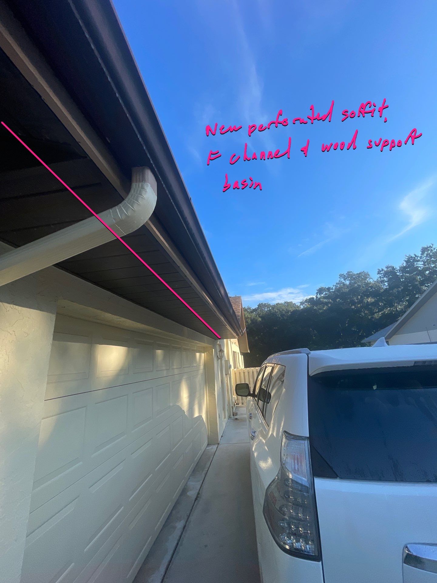 Bronze Soffit and Fascia in Sarasota FL by Gutter Professors