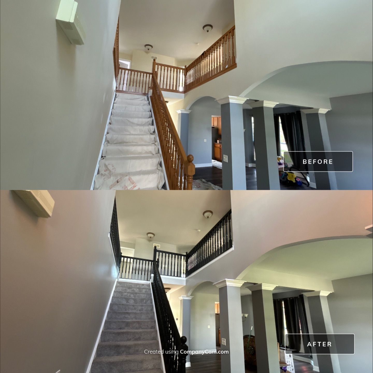 Interior Painting, Trim Painting & Staircase Painting in New Lenox by Powers Painting & Decorating, LLC