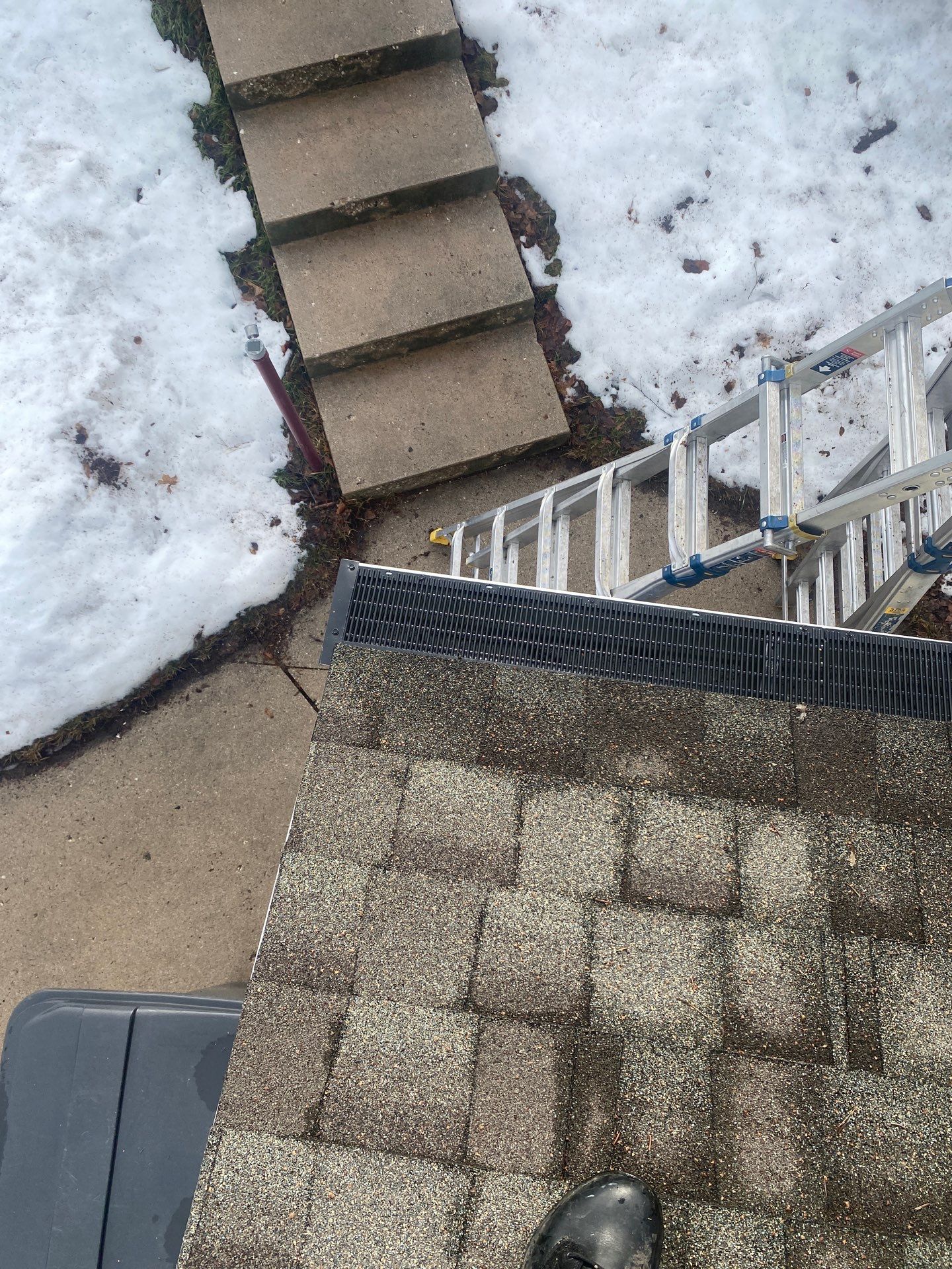 Rain Drop Gutter Guard Install Plymouth WI by Gellings Roofing and Siding LLC