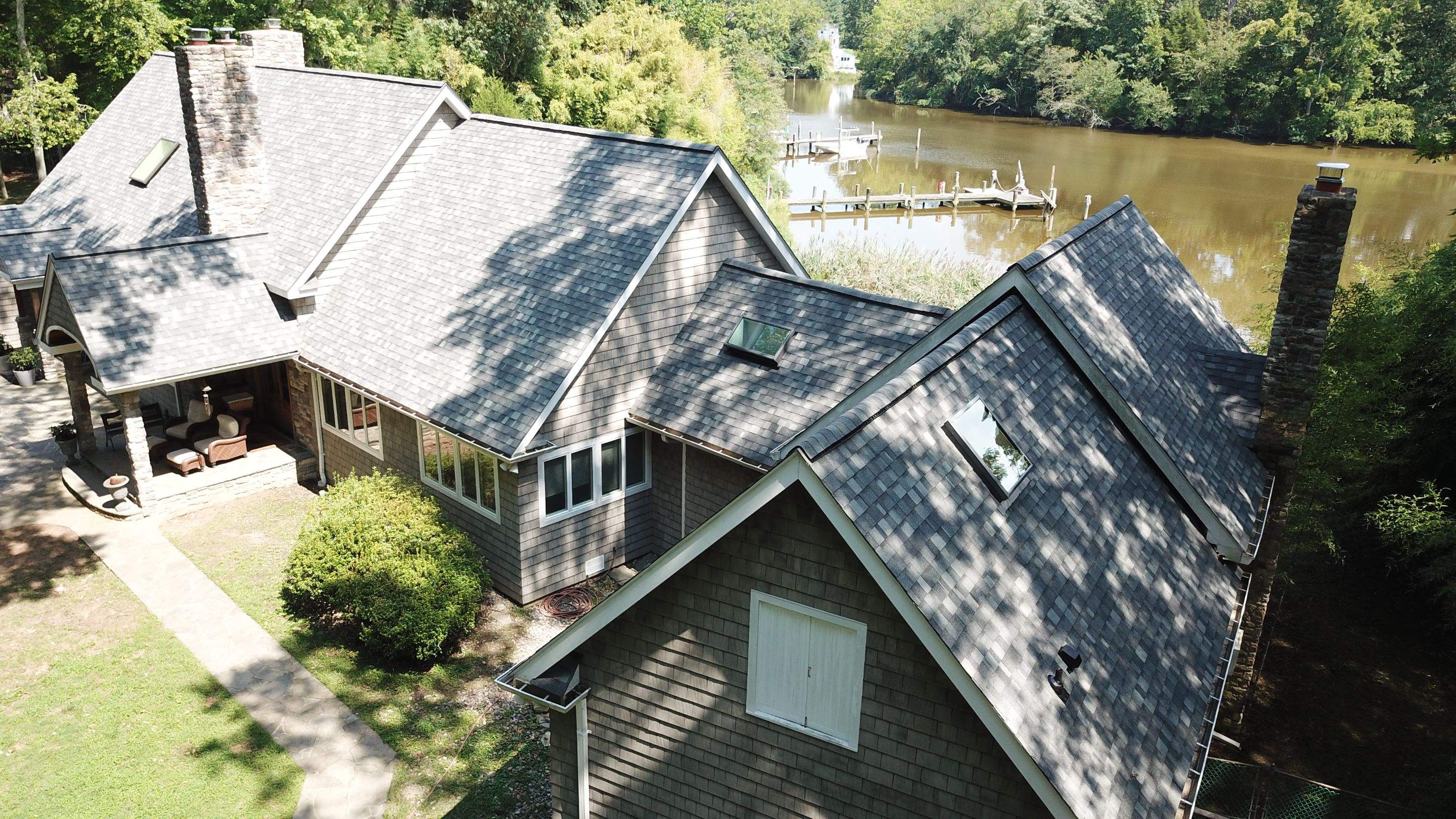 Roof Replacement using IKO Dynasty by American Home Contractors