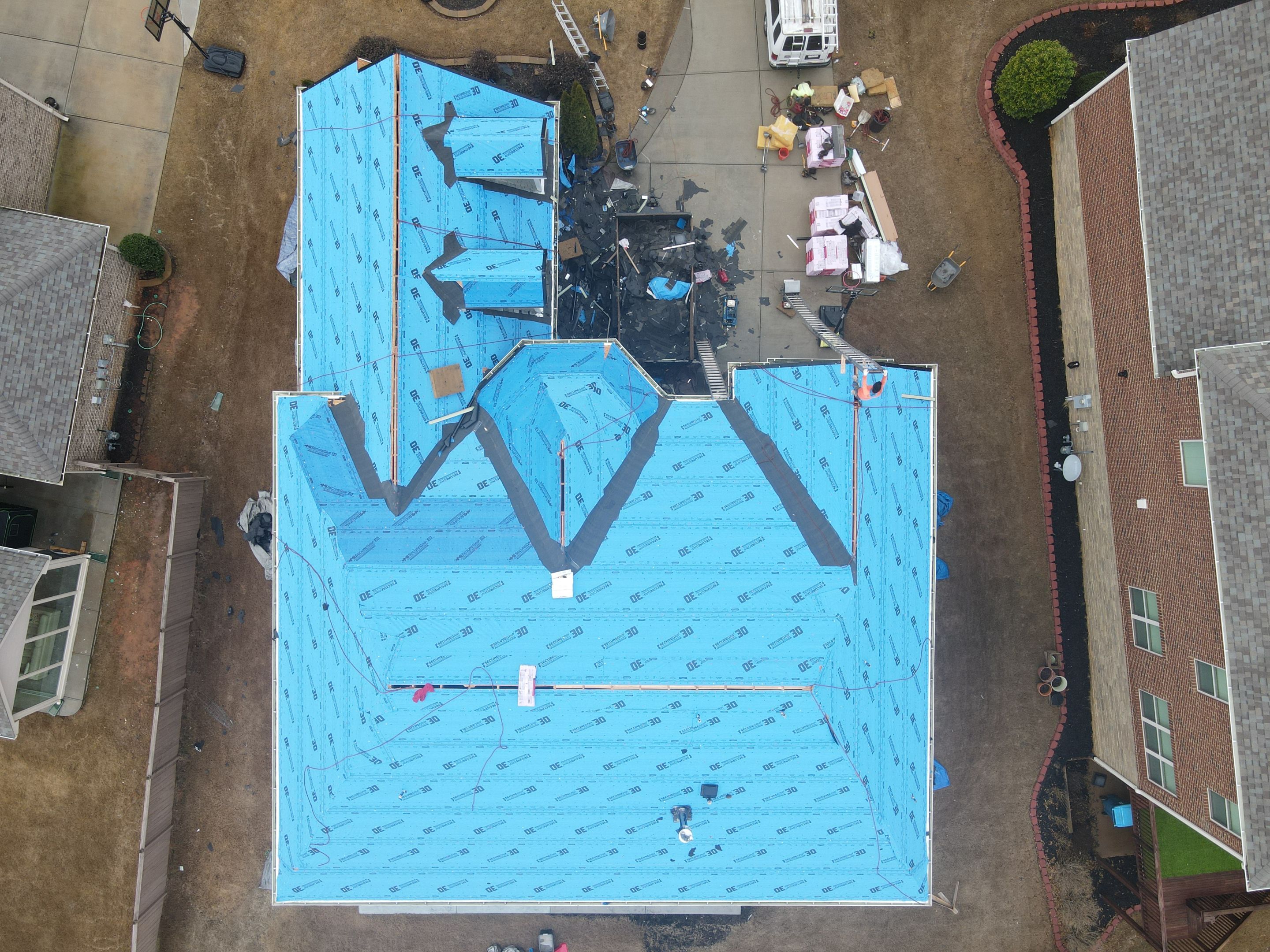 Residential Roofing Installation using Owens Corning by Inspector Roofing and Restoration