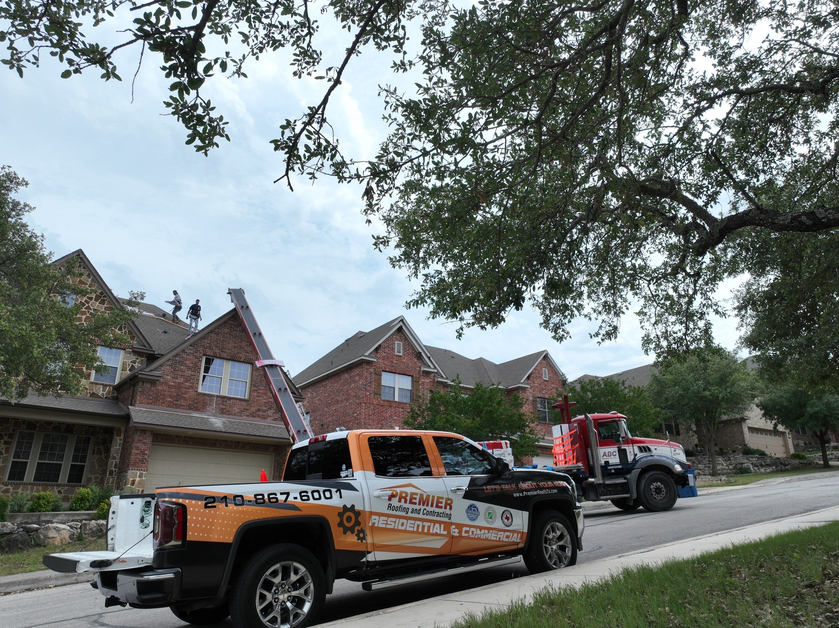 Residential Roof Replacement using Owens Corning 30 year Architectural Shingles by Premier Roofing and Contracting