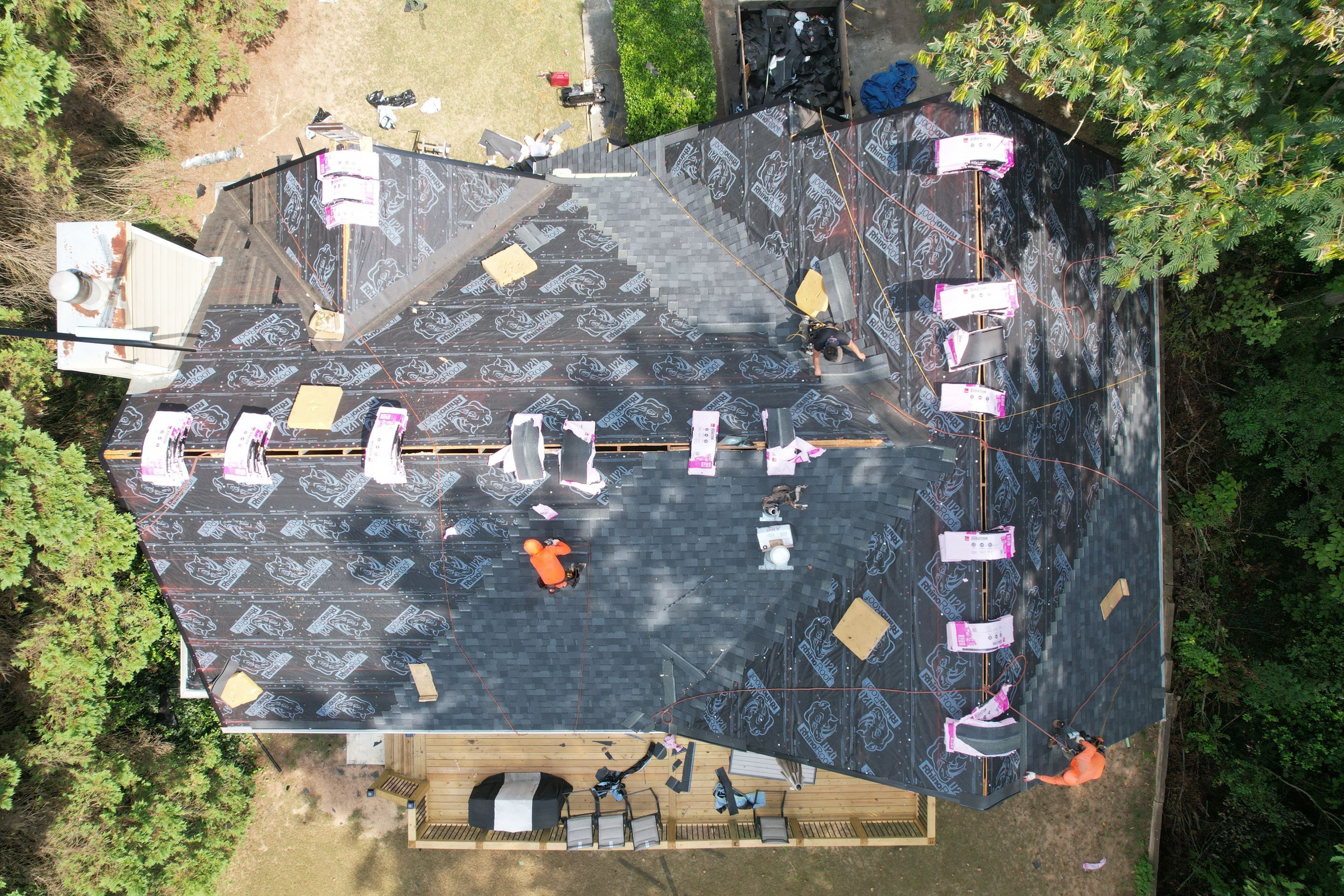 Residential Roof Replacement using Owens Corning Onyx Black by Inspector Roofing and Restoration