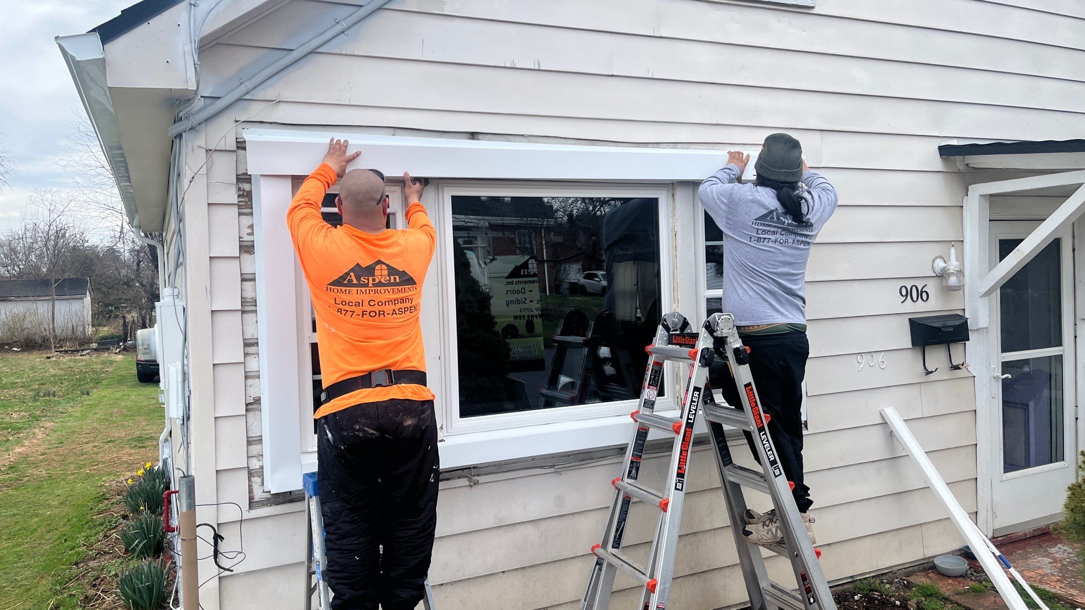 Whole Home Project Windows Doors Tando Stone Royal Siding by Aspen Home Improvements