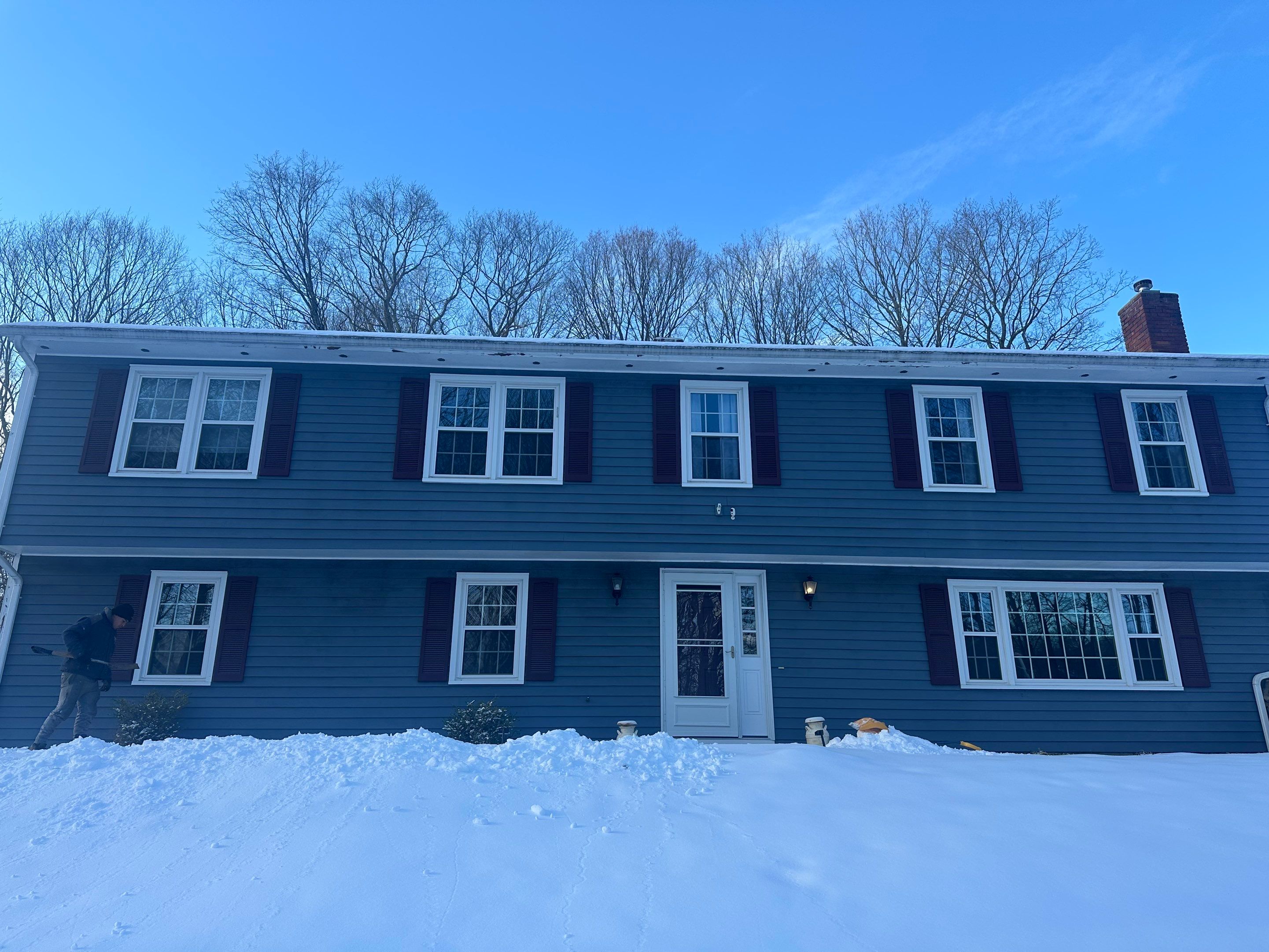 Siding Installation using CertainTeed Mainstreet Vinyl Siding - Pacific Blue by A Plus Exterior