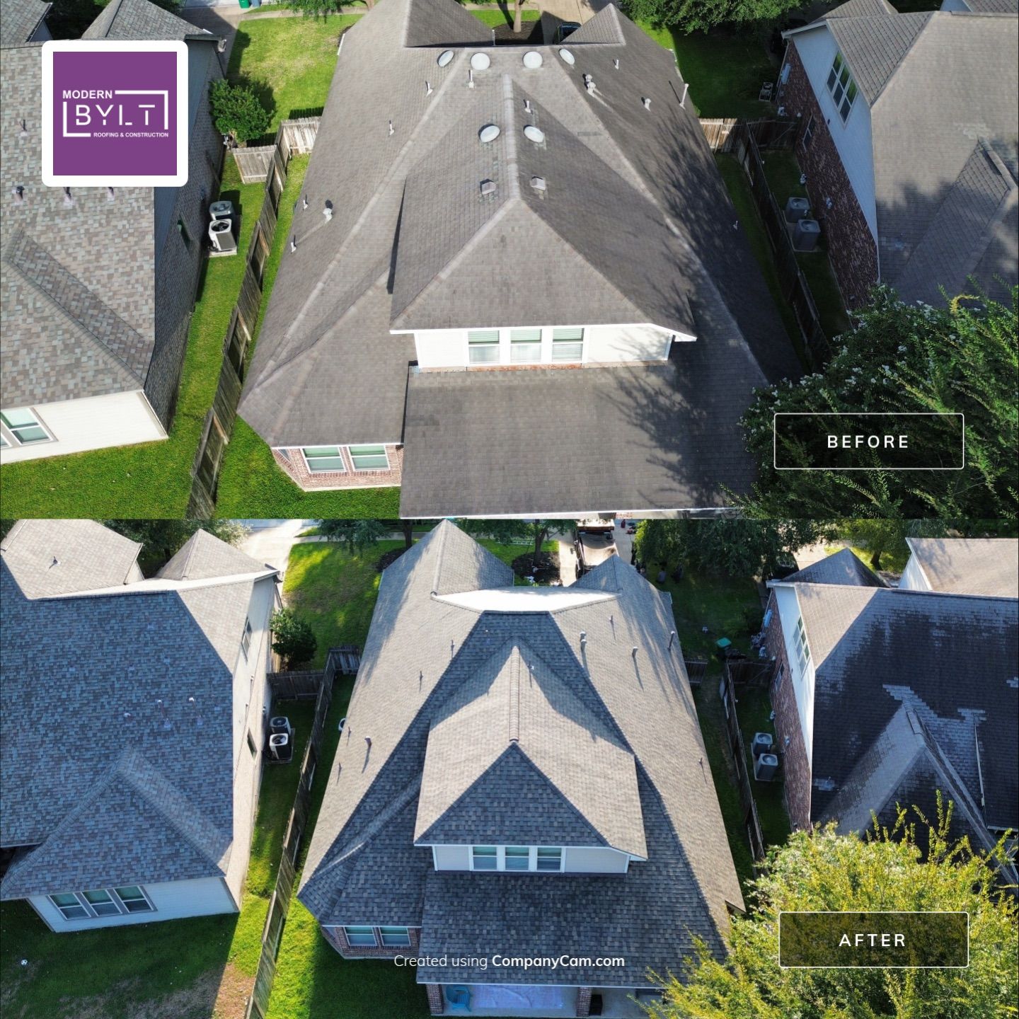 Spring Roof Replacement by Modern BYLT Roofing & Construction