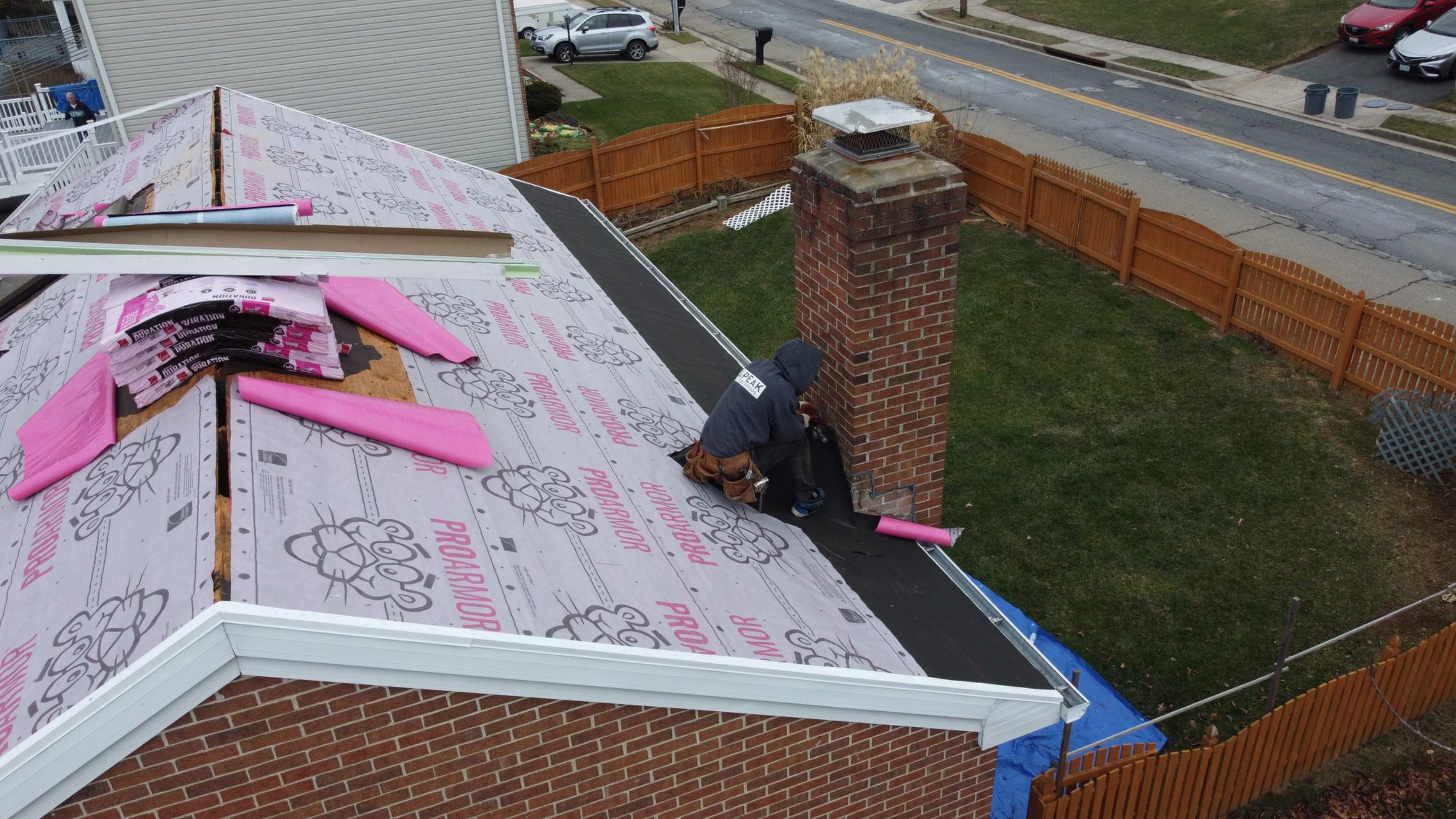 Residential Roofing Installation using Owens Corning TruDefinition Duration by Matter Construction, LLC