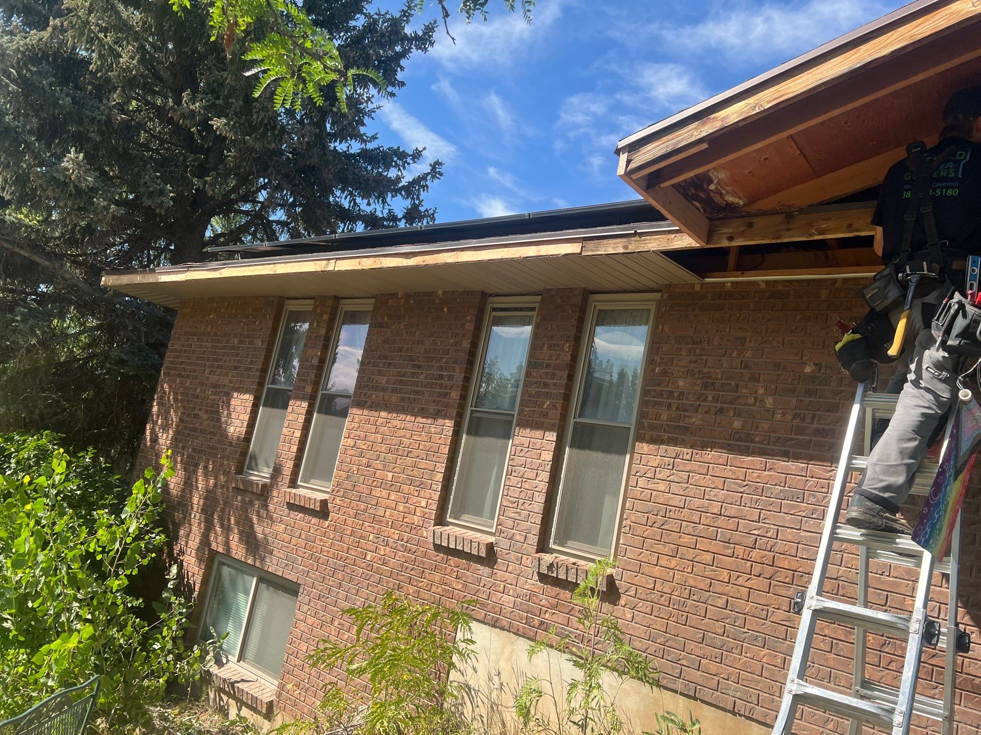 Project in South Weber by Emerald Gotcha Gutters 