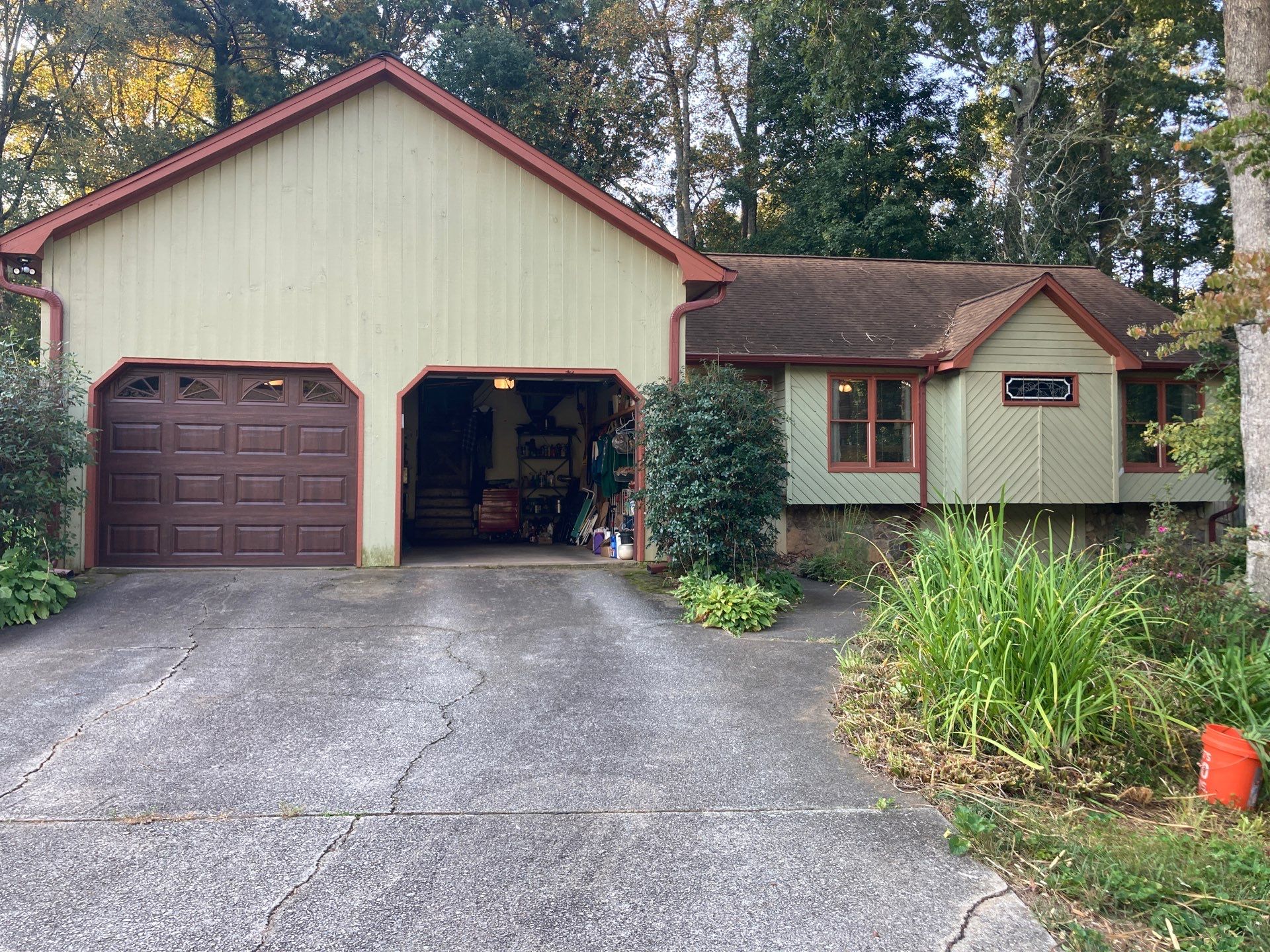 Exterior Painting and Deck Stain in Stone Mountain, GA by Nelson Exteriors