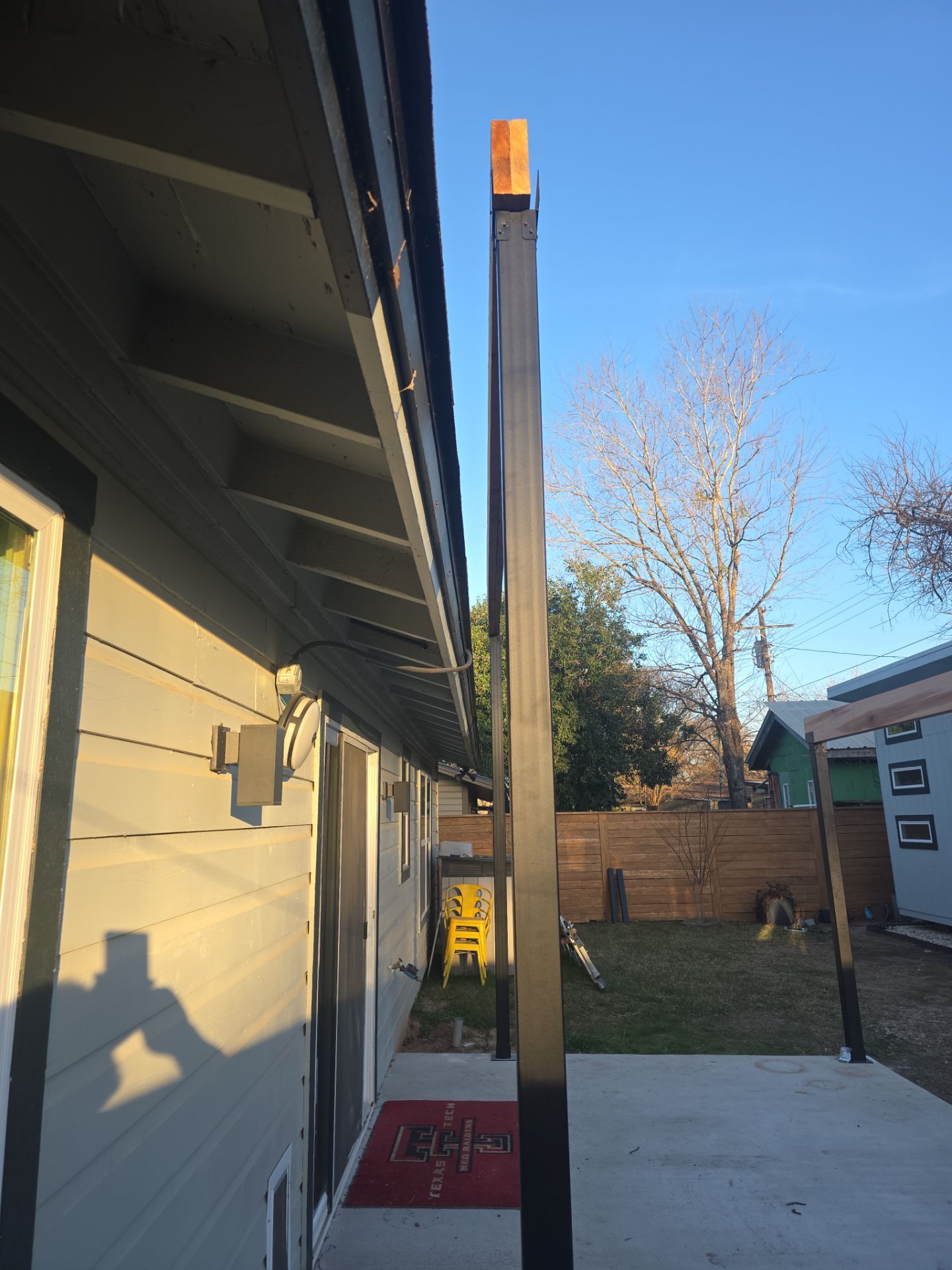 Custom patio for under 20. by REPS OF TEXAS