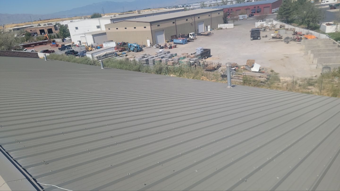 Commercial Roof Replacement – PBR Metal Panels After Hail Damage by ASAP Roofing & Exteriors