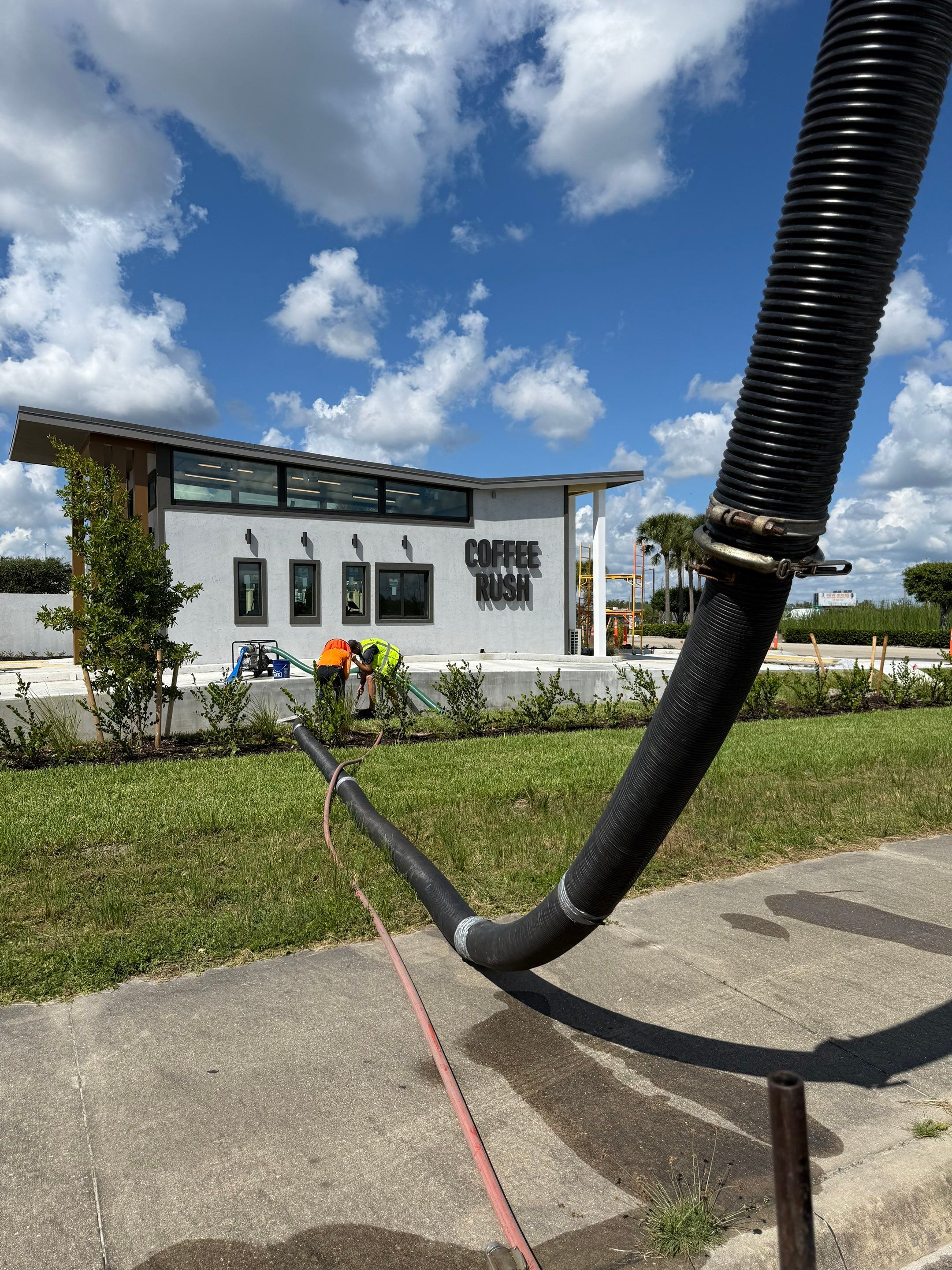 Coffee Rush Fort Myers with PRS by Don Mar, Inc. Storm Water Solutions