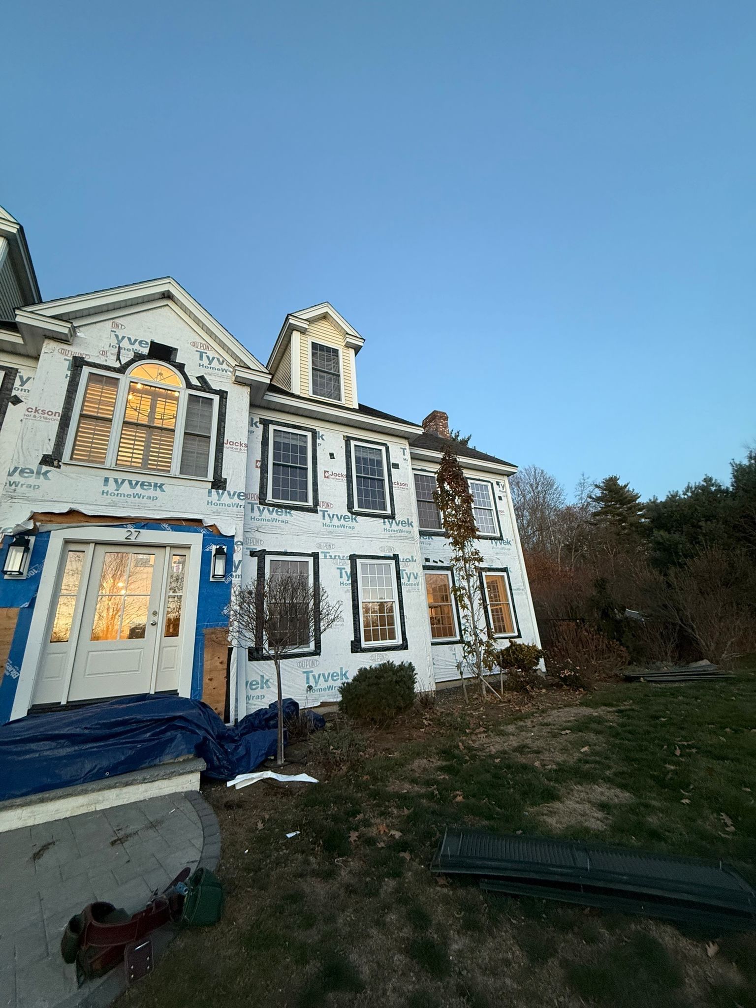 Complete Home Renovation with James Hardie® Clapboard & Shake Siding and Custom PVC Trim by Sensible Home Solutions