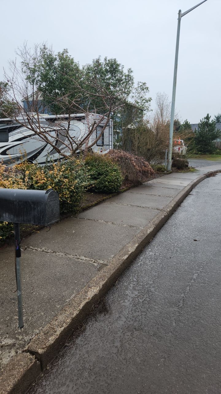 Concrete wash using Biocide by Willamette Outdoor Wash LLC