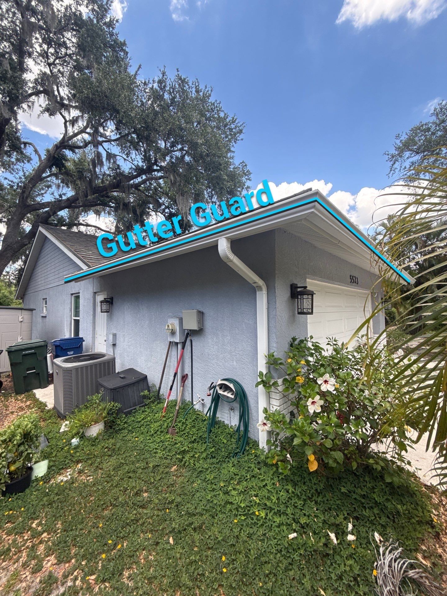 Gutter Guards Installation using Leaf Guard in Sarasota FL by Gutter Professors