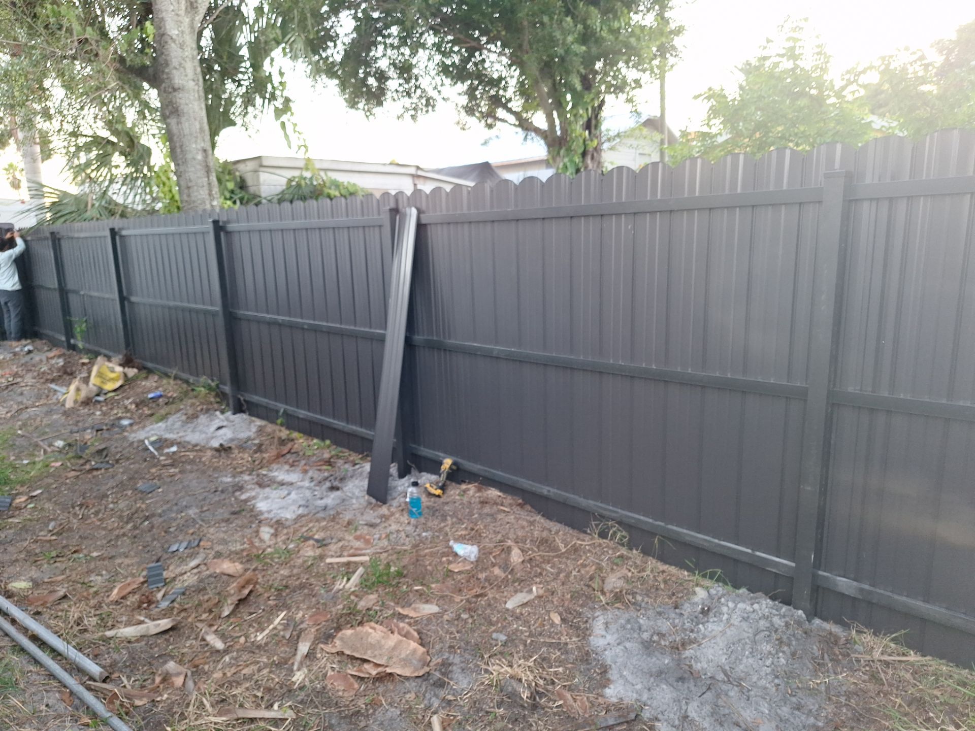 Durafence Installation With Estate Gate by Asap fence and gates, LLC