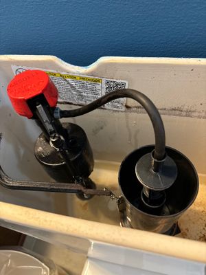 Toilet Flapper & Fill Valve Repair