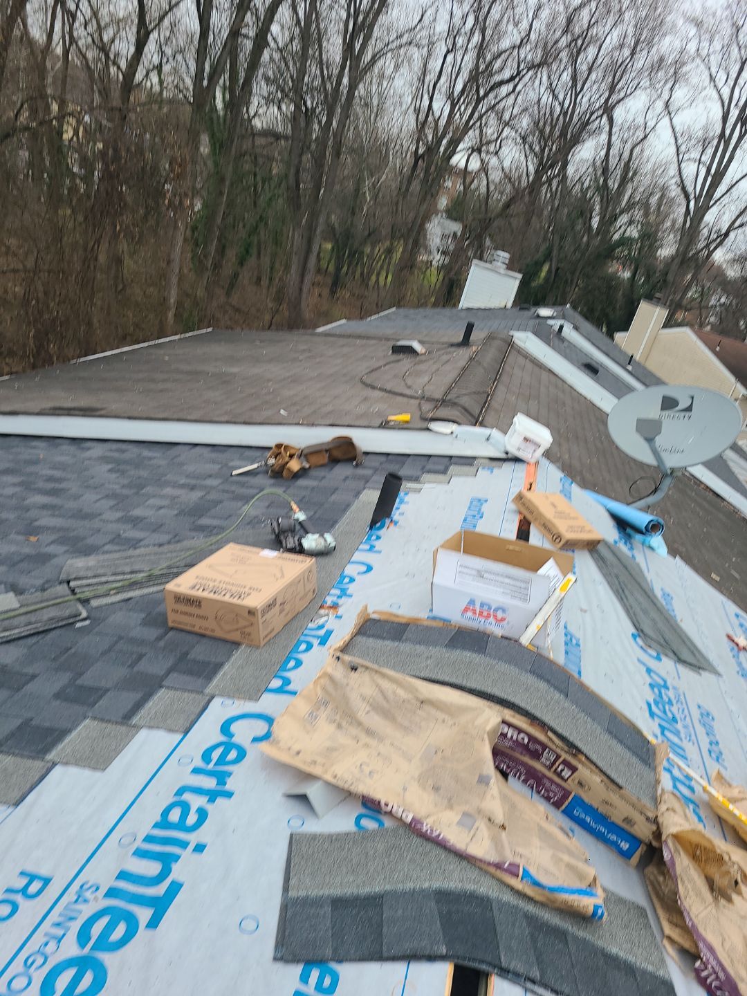 Falls Church: Residential Roof Replacement with CertainTeed Landmark Pro in Max Def Moire Black by RM Banning, Inc.