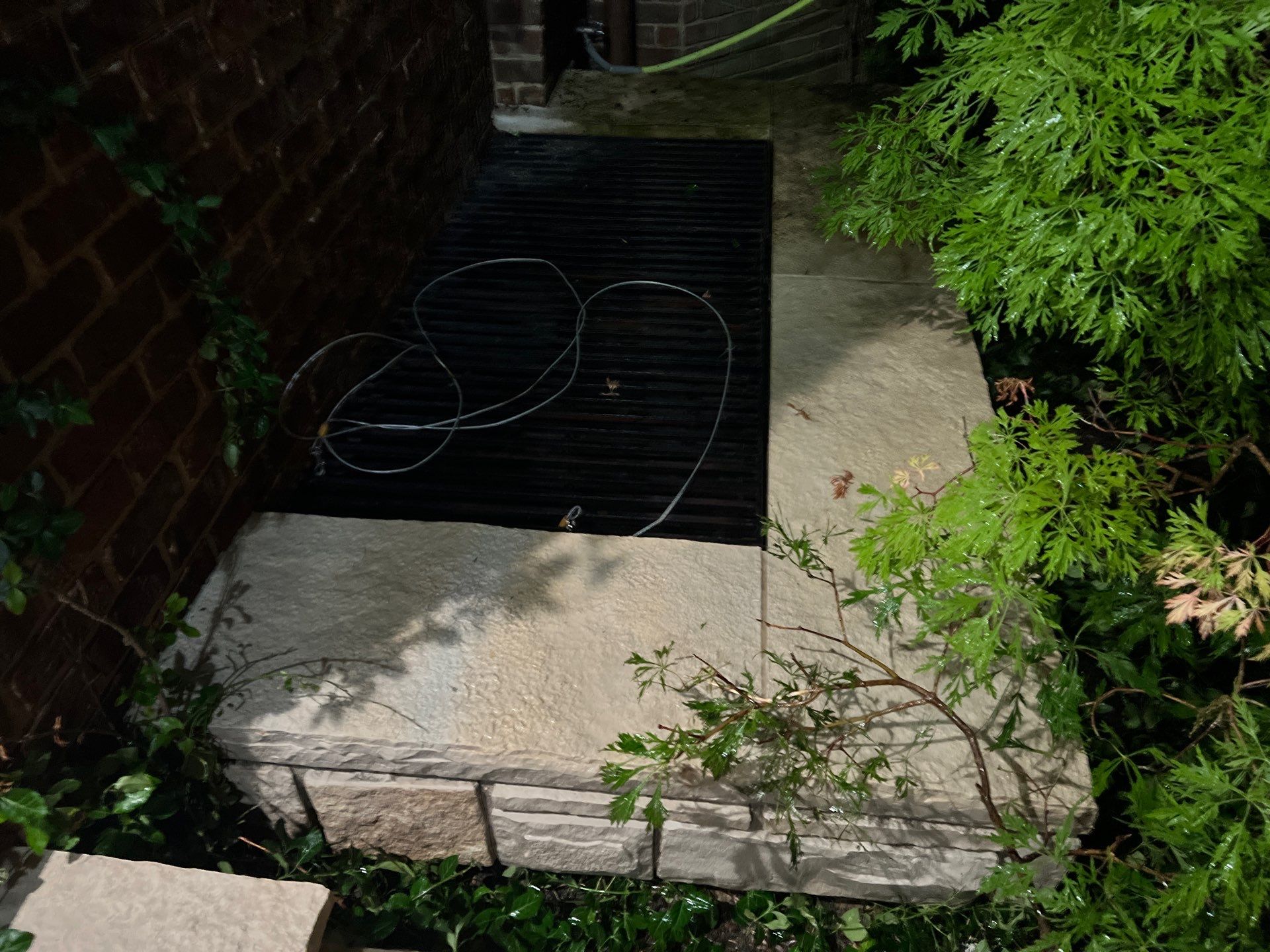 Brick paver clean, sand and seal.  using Algaecide, soft wash soap by Northern Power Washing LLC.