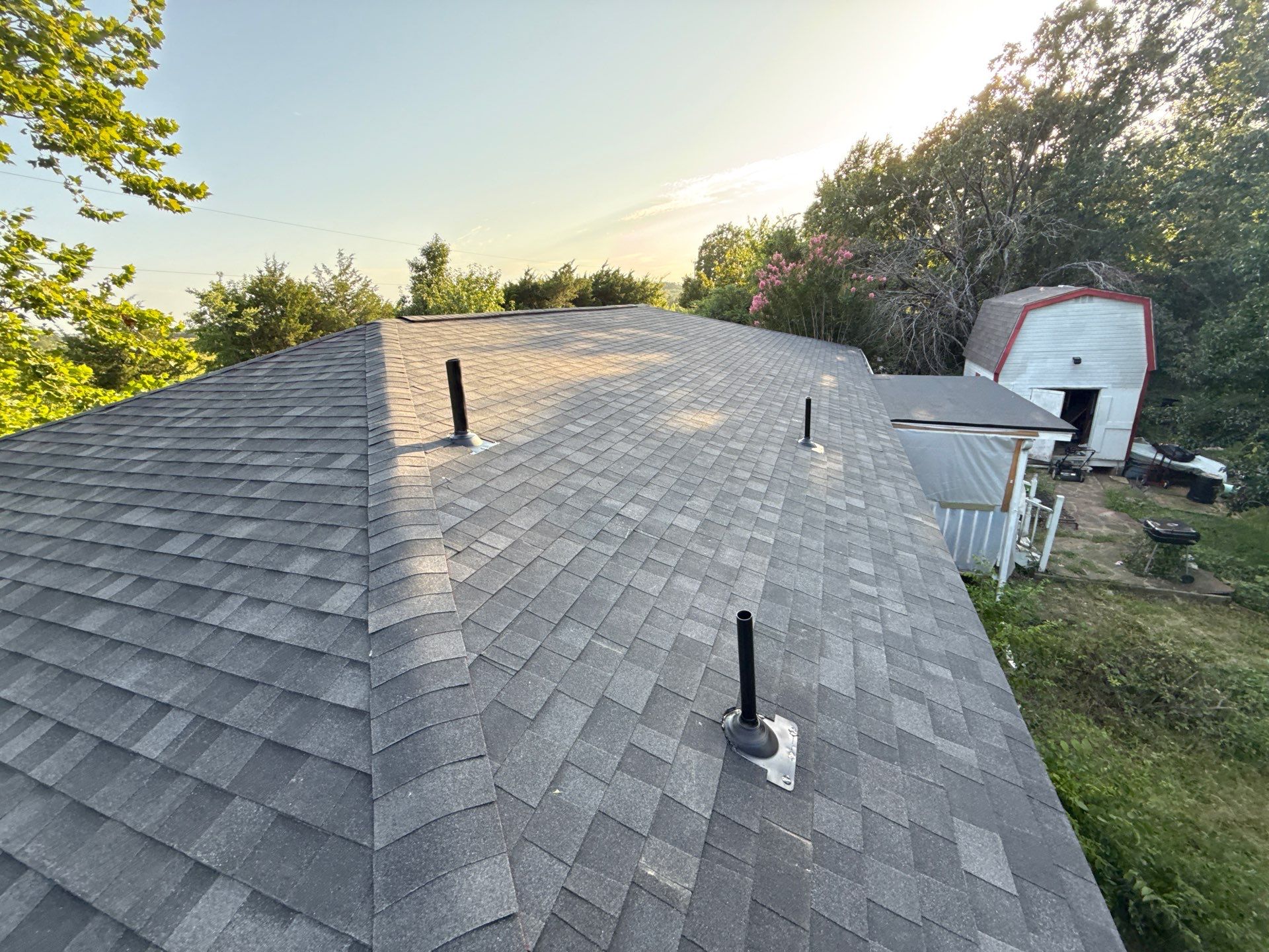 2 layers tear off & installation of new architectural shingles. by In & Out Construction & Remodeling, LLC