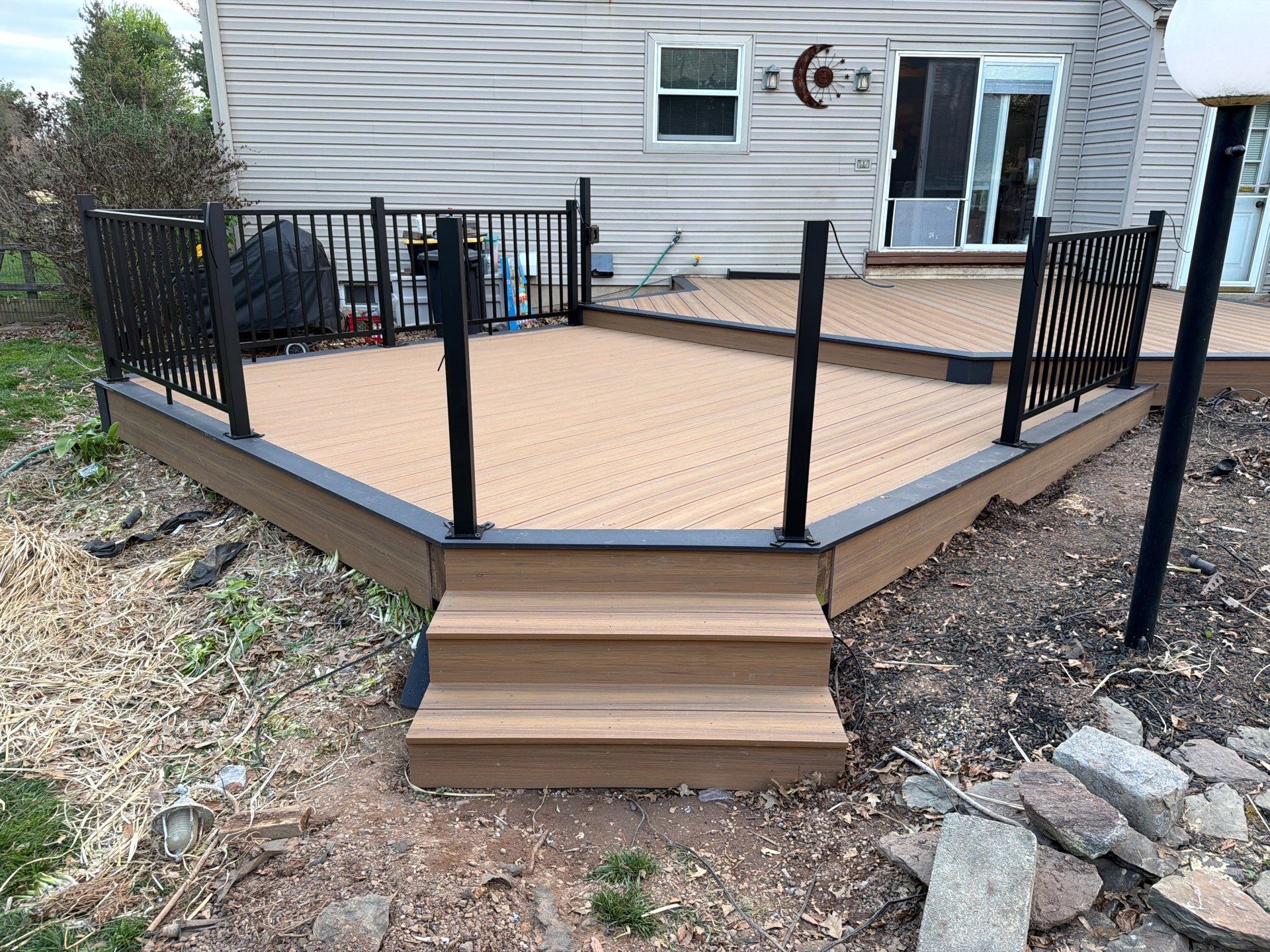 Deck Resurface In Richboro PA With Pergola by deck guardian