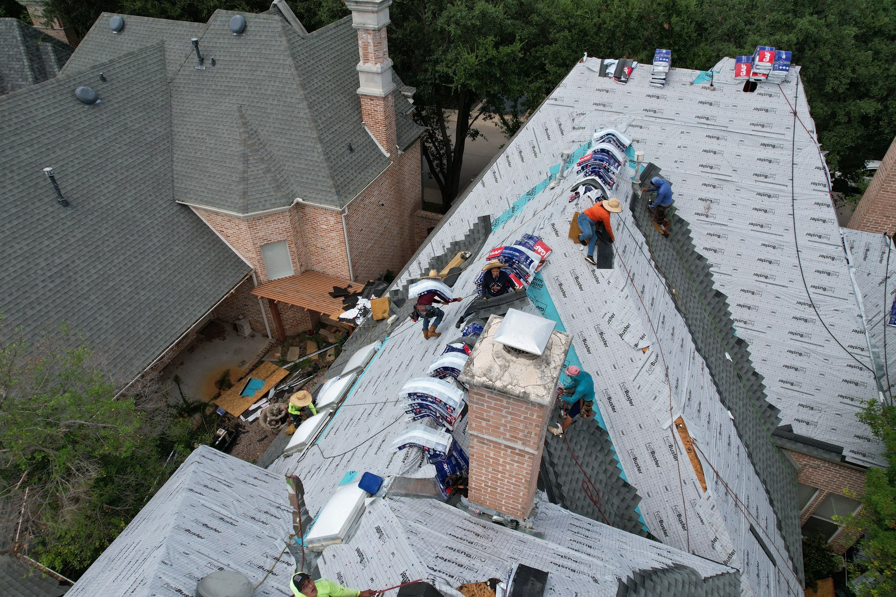 Project in Dallas by Zeus Exteriors
