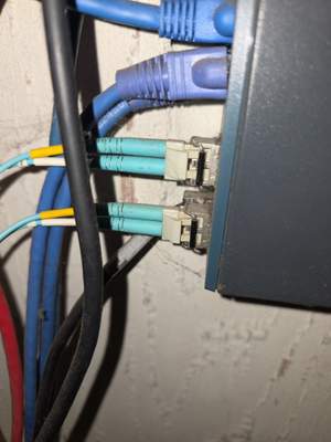 Structured cabling installation by CimaSolutions
