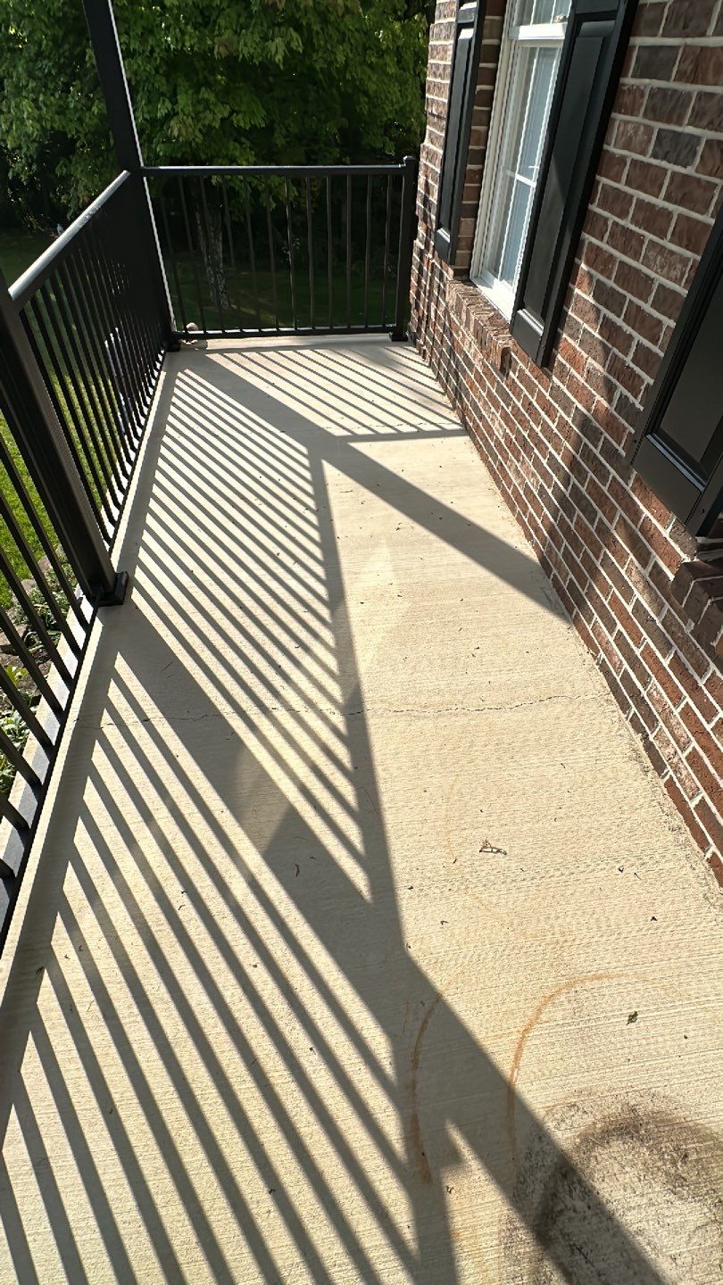 Porch + Garage Project in Weirton by Floors in a Day, Inc