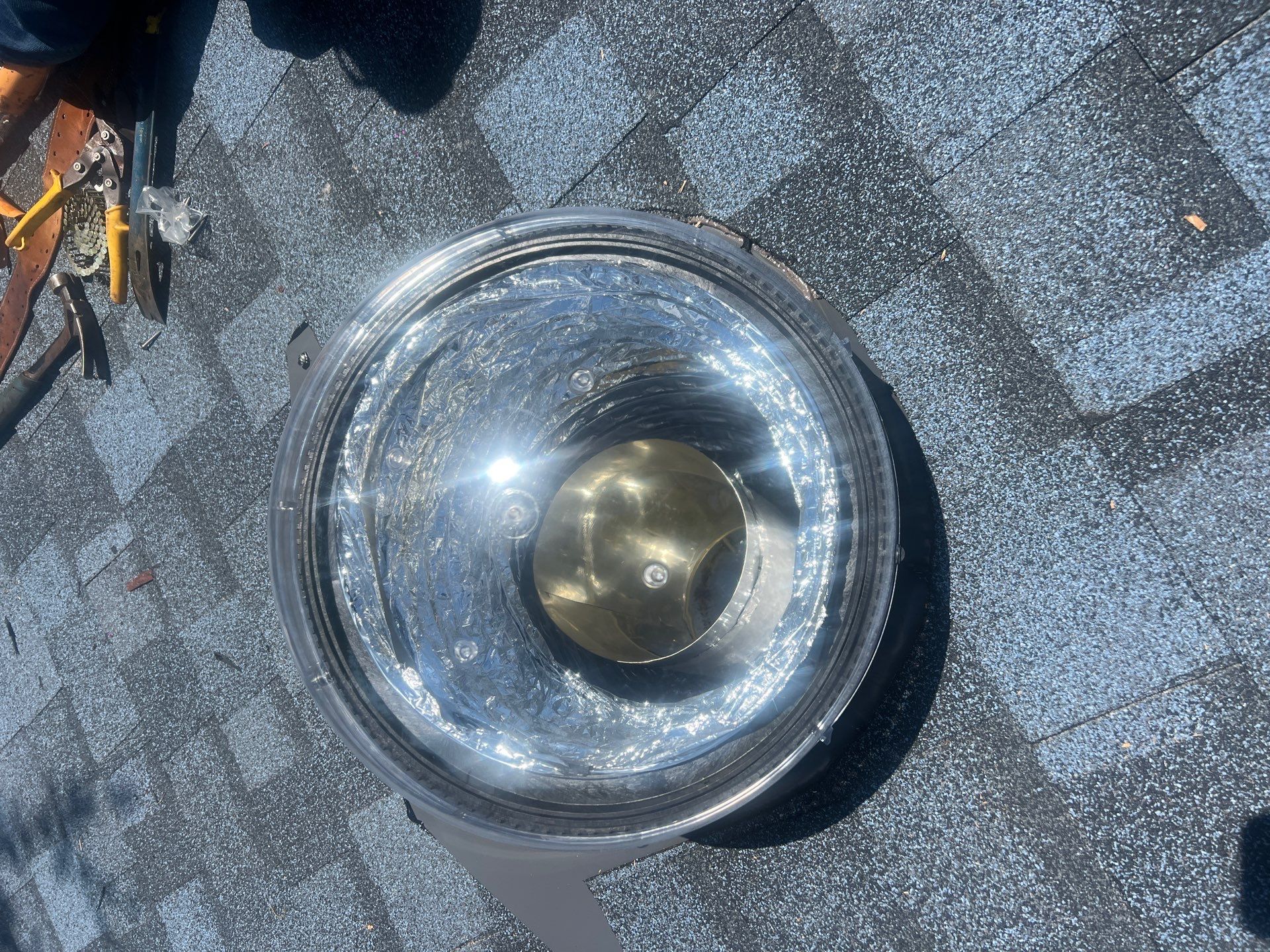 Solar Tubes to brighten up the room by Bayfront Roofing and Construction