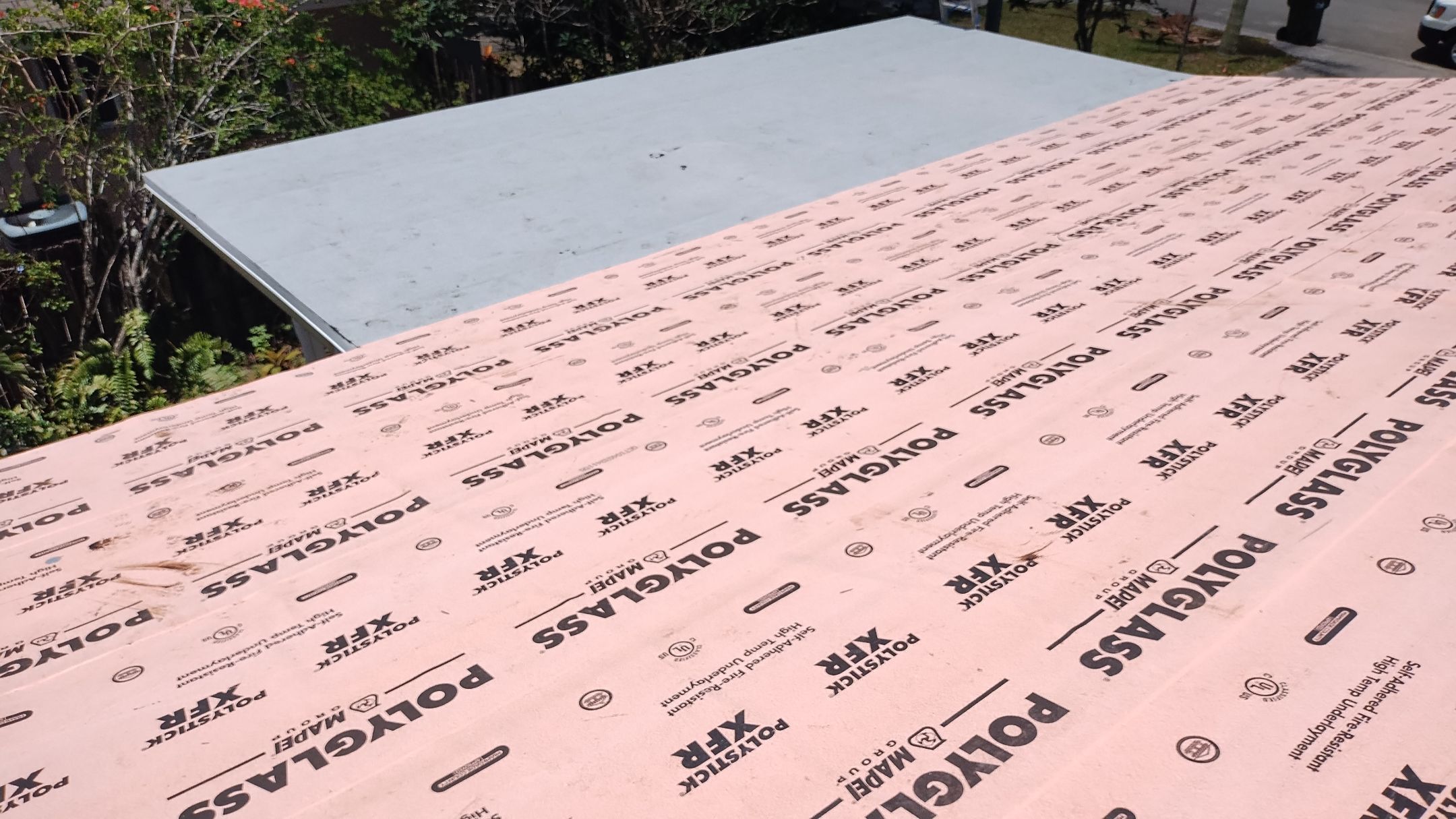 Residential Roofing Installation using 1" Nail strip metal roof by BLUES BROTHERS ROOFING