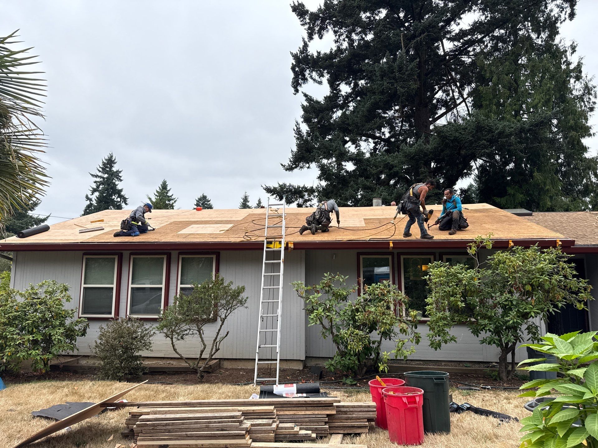 Project in Milwaukie by Tom Leach Roofing