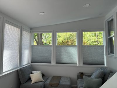 Honeycomb Shade Project in Nanjemoy, MD