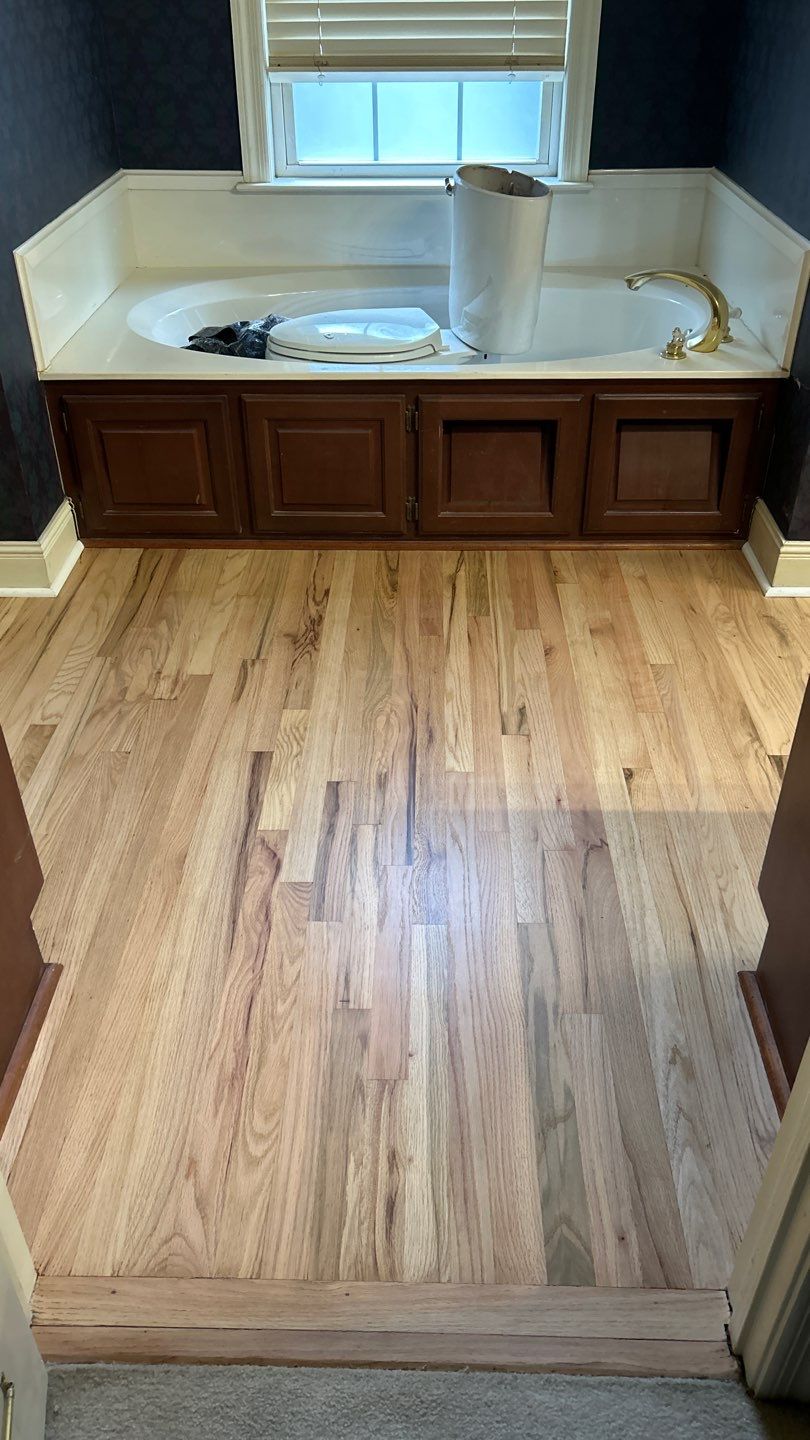 Natural refinish by Footprints Floors of Nashville