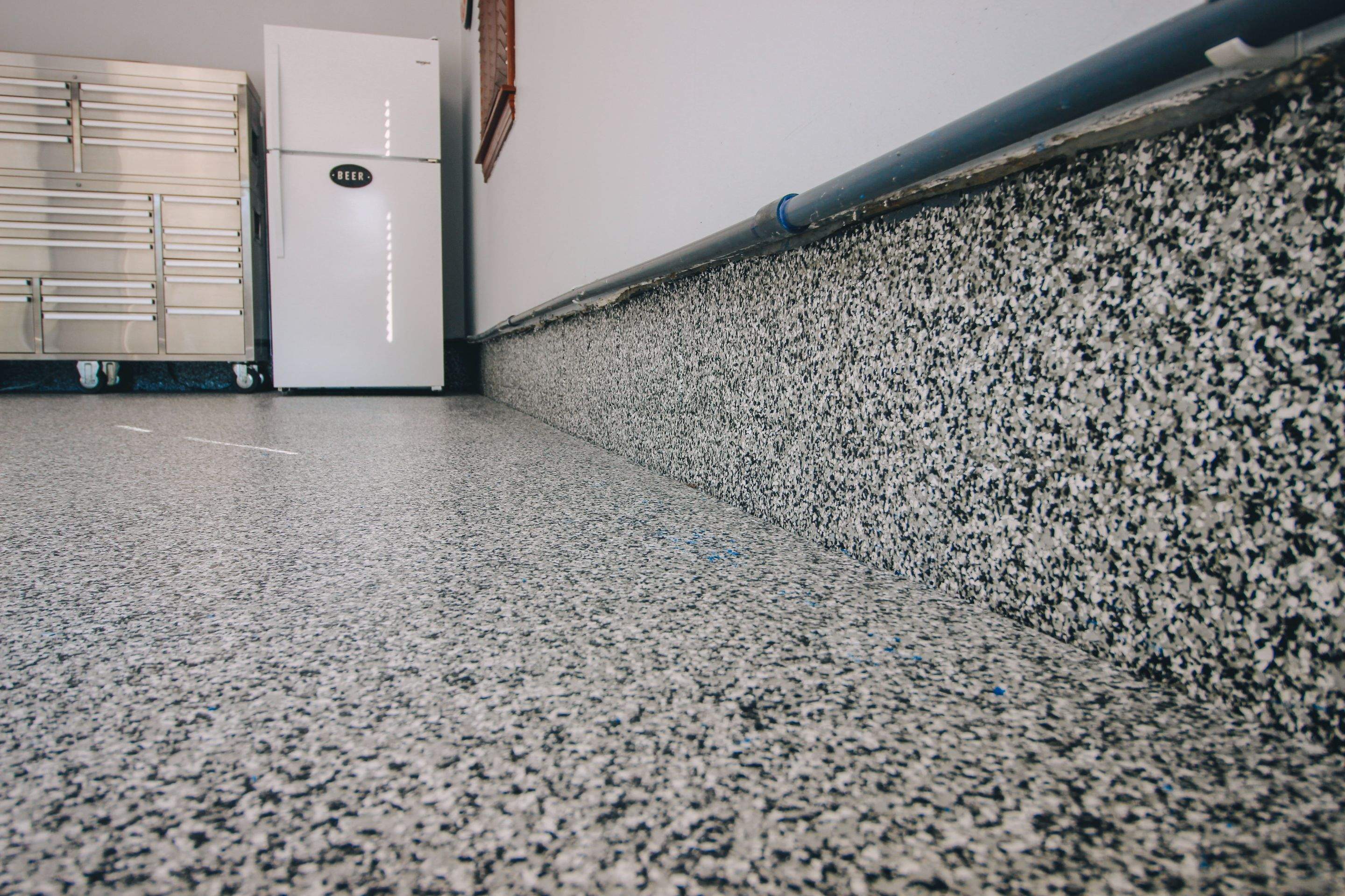 Garage Floor using Domino by Your1DayFloor.com