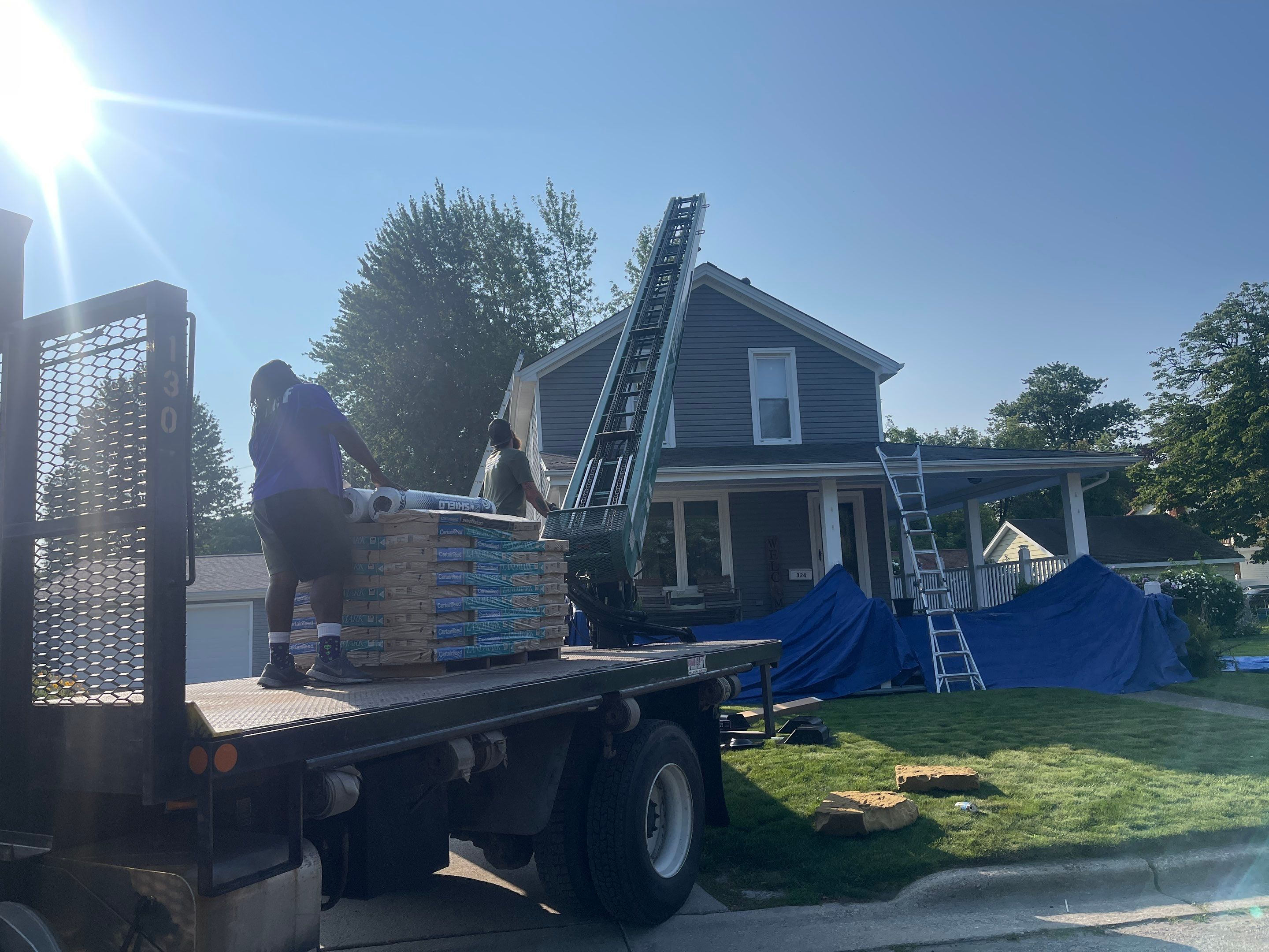 Residential Roofing Installation using Certainteed Landmark - Cobble Stone by JNR Roofing LLC