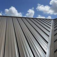 24ga 1.5" Mechanical Seam Medium Bronze by Total Roofing System The Metal Roof Experts