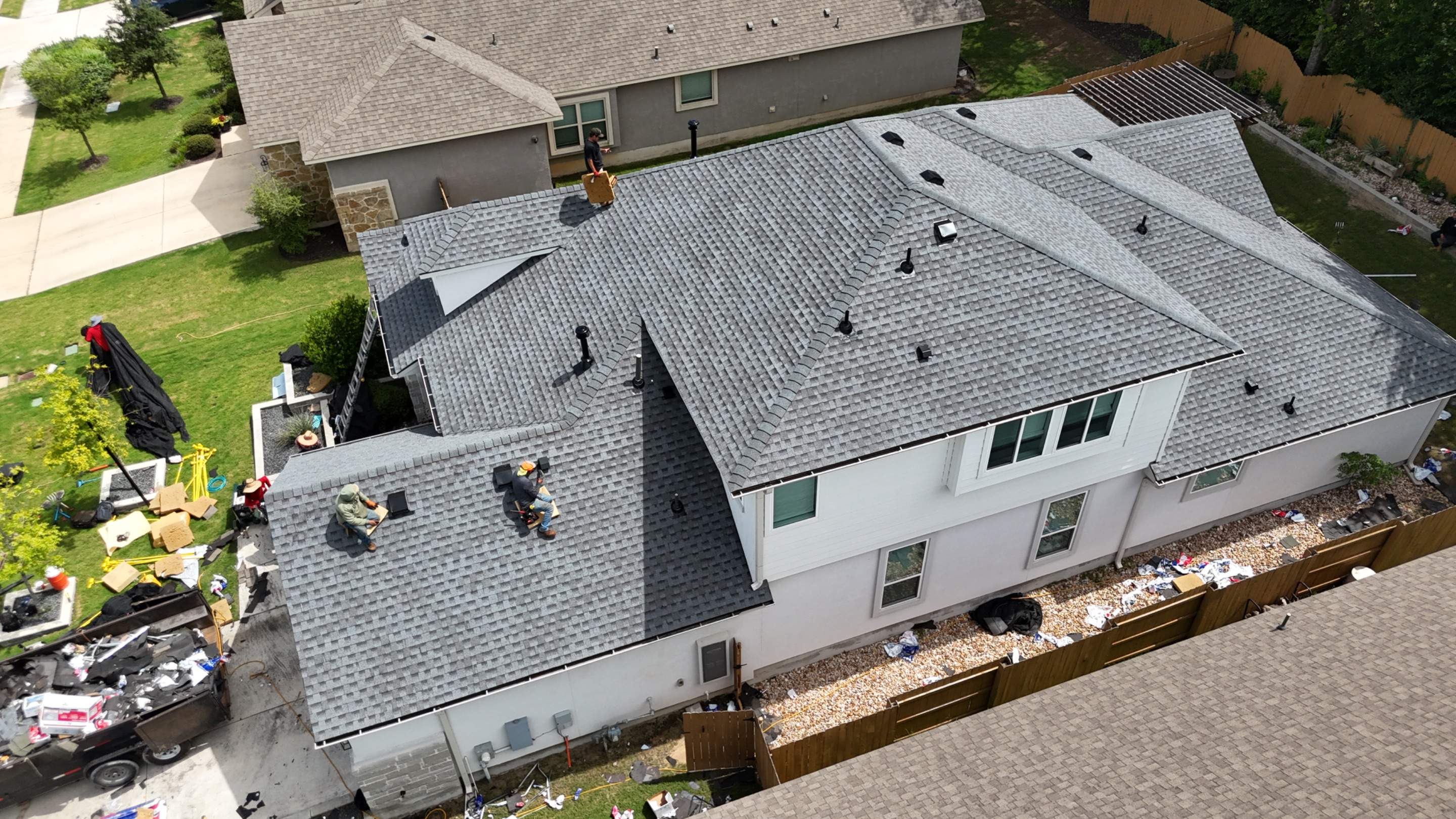 Pewter Gray - GAF Timberline HDZ by RoofsOnly.com
